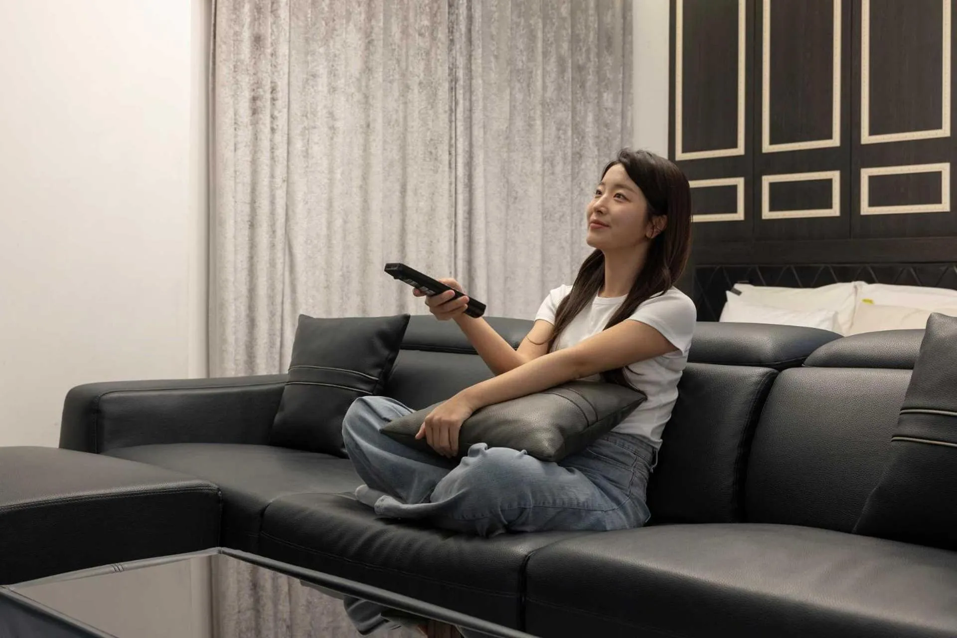 Seating area in Hotel Moon Cheonan ShinBuldang