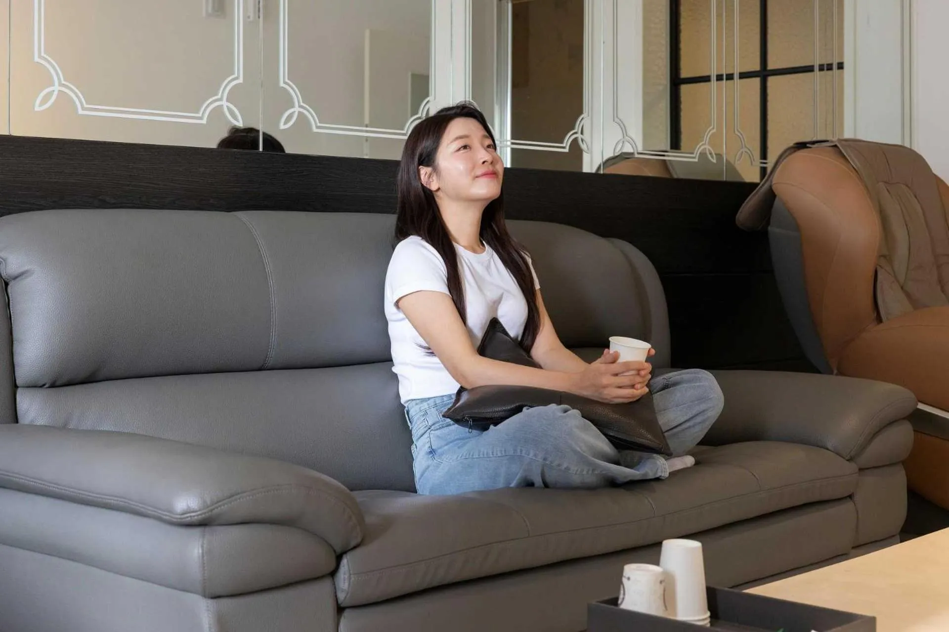 Seating area in Hotel Moon Cheonan ShinBuldang