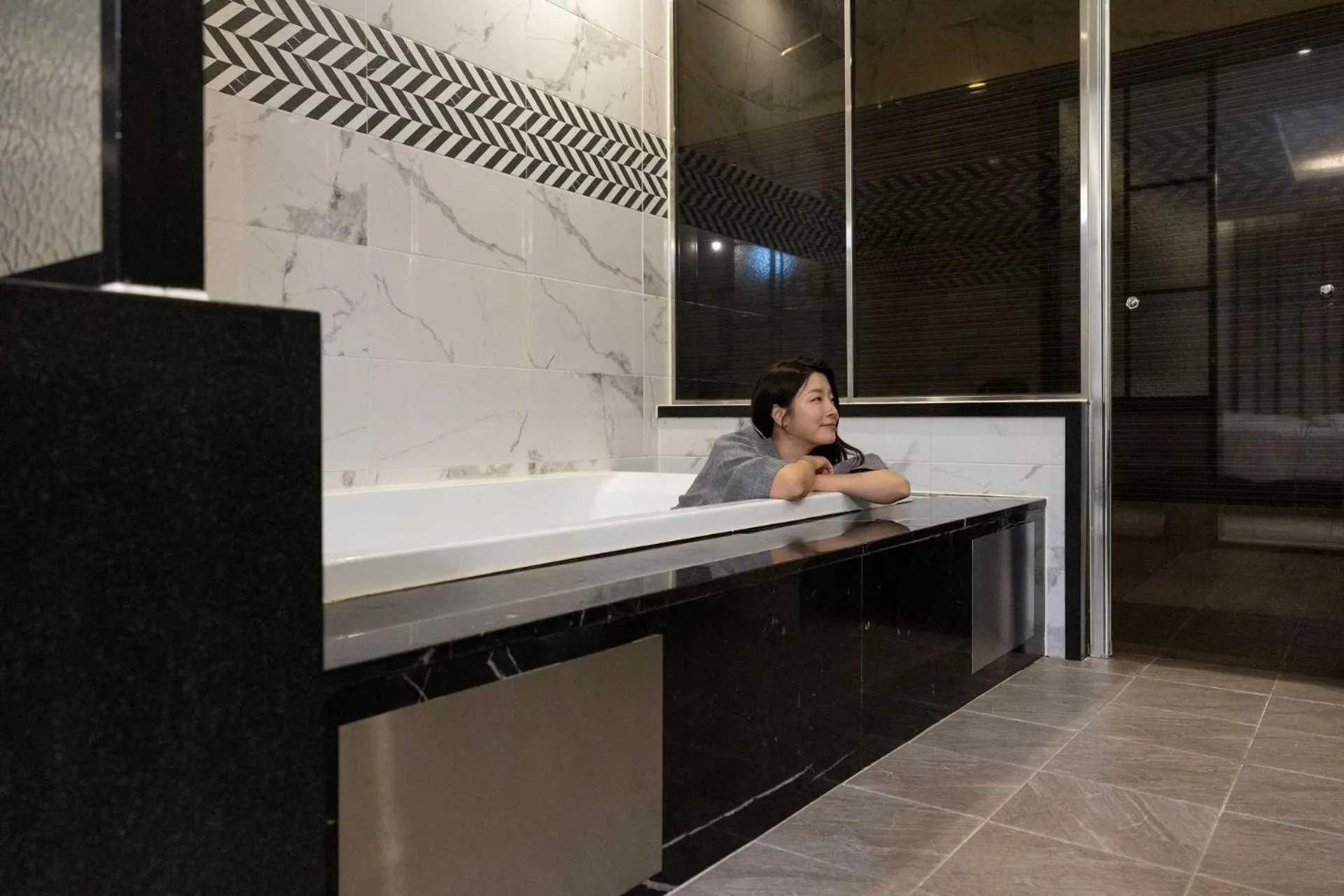 Hot Tub in Hotel Moon Cheonan ShinBuldang