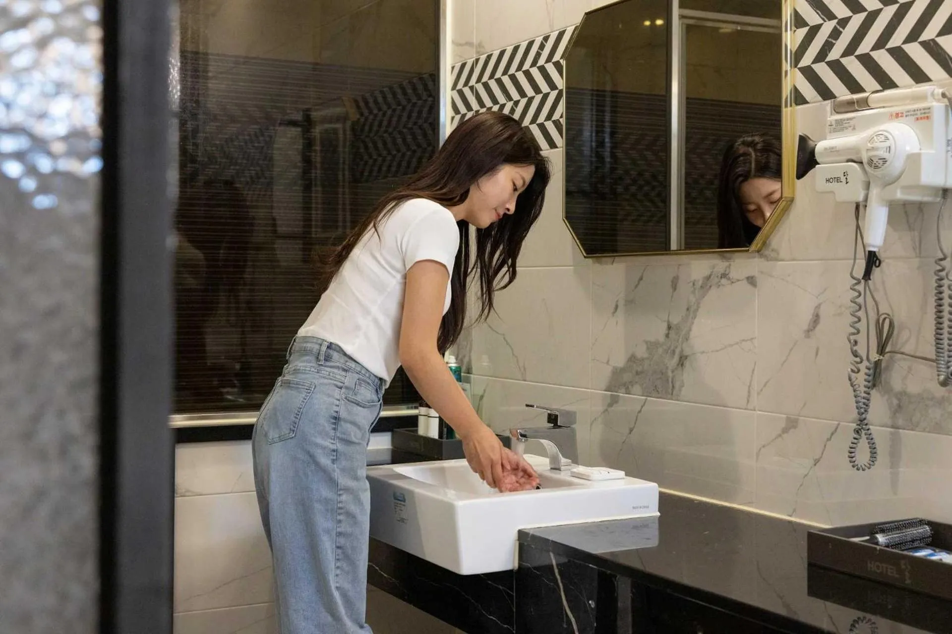 Bathroom in Hotel Moon Cheonan ShinBuldang