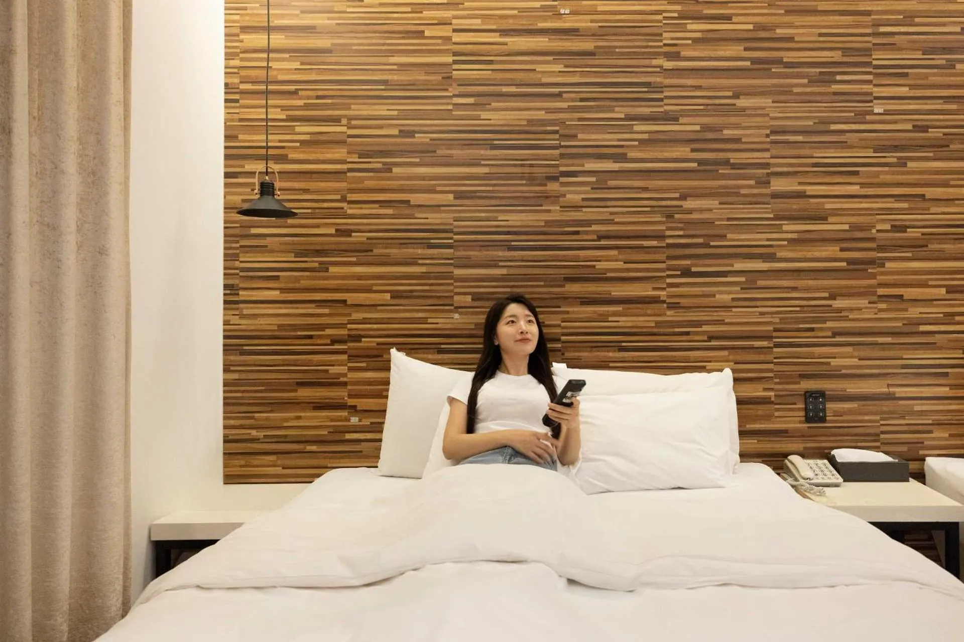 Bedroom, Bed in Hotel Moon Cheonan ShinBuldang