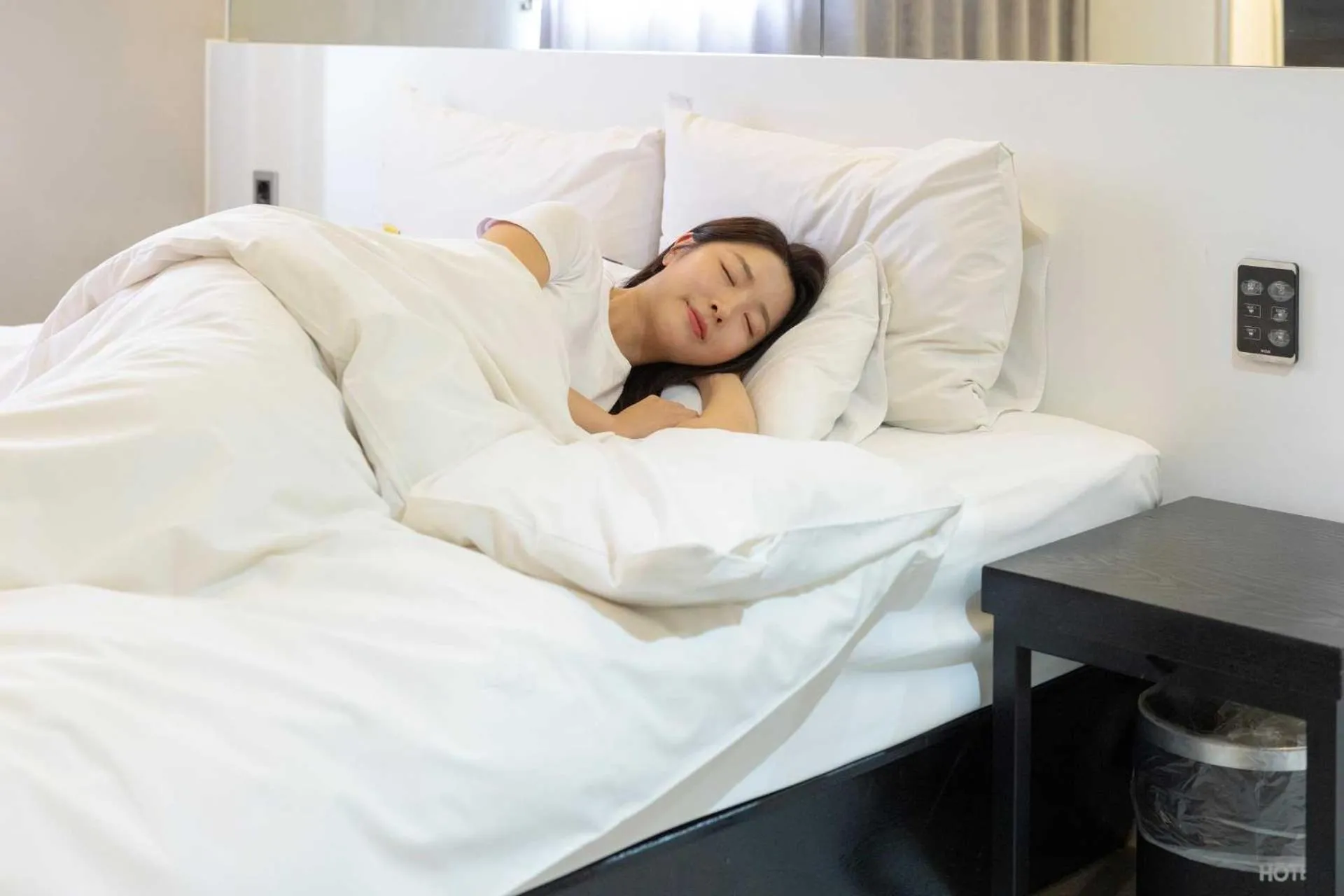 Bed in Hotel Moon Cheonan ShinBuldang