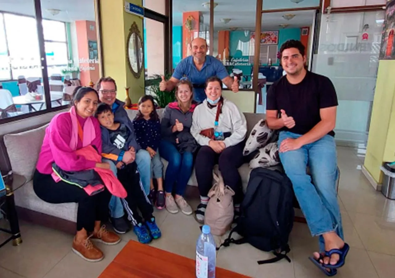Lobby or reception in La Merced Plaza Hospedaje