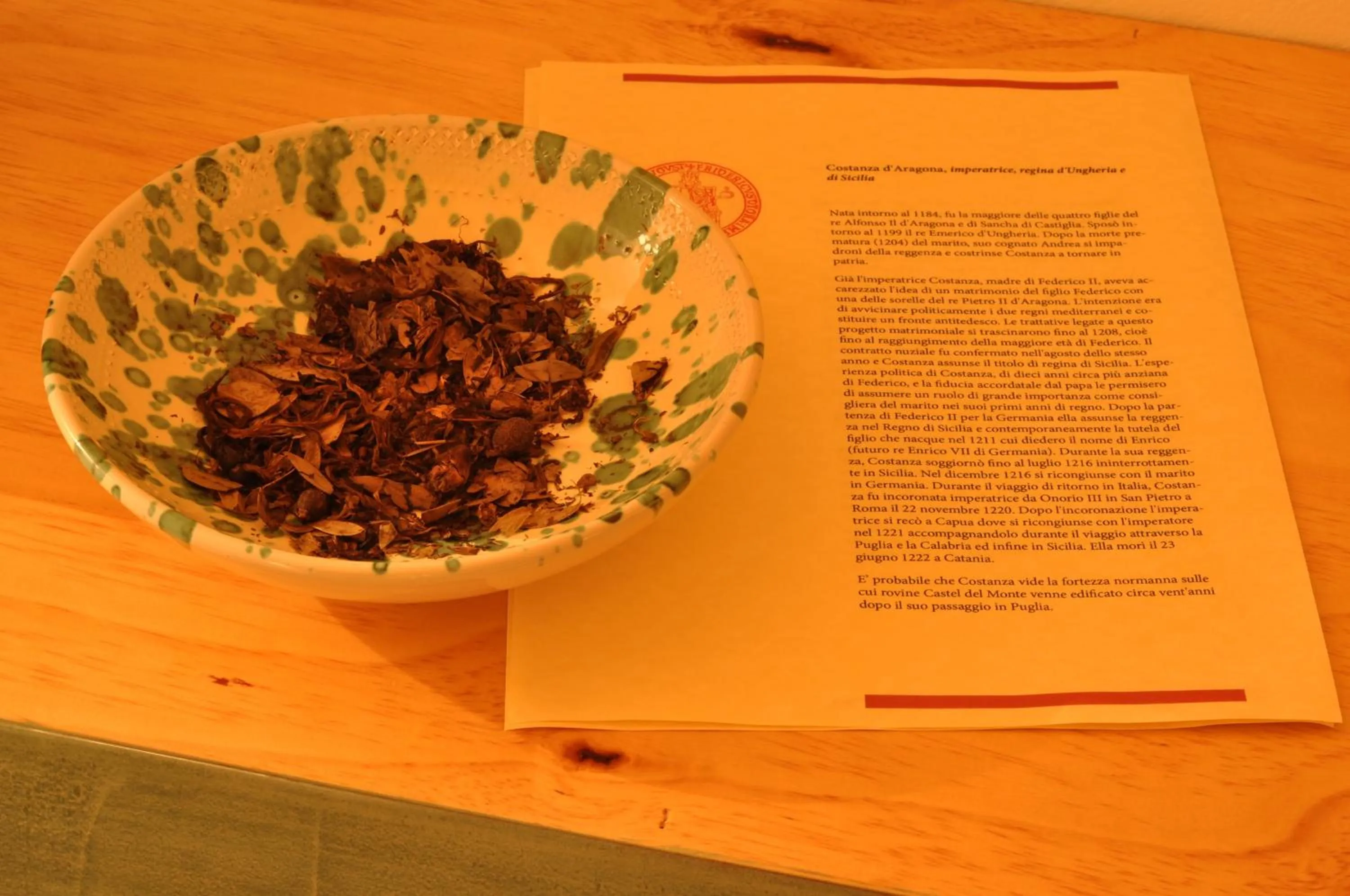 Decorative detail in Montegusto