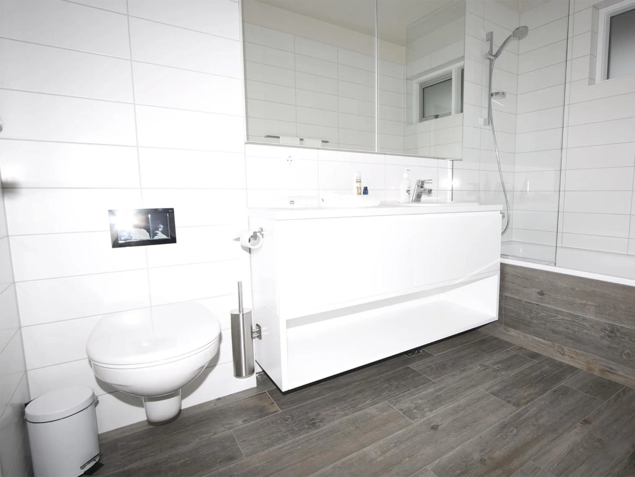 Bathroom in Bella Apartments & Rooms