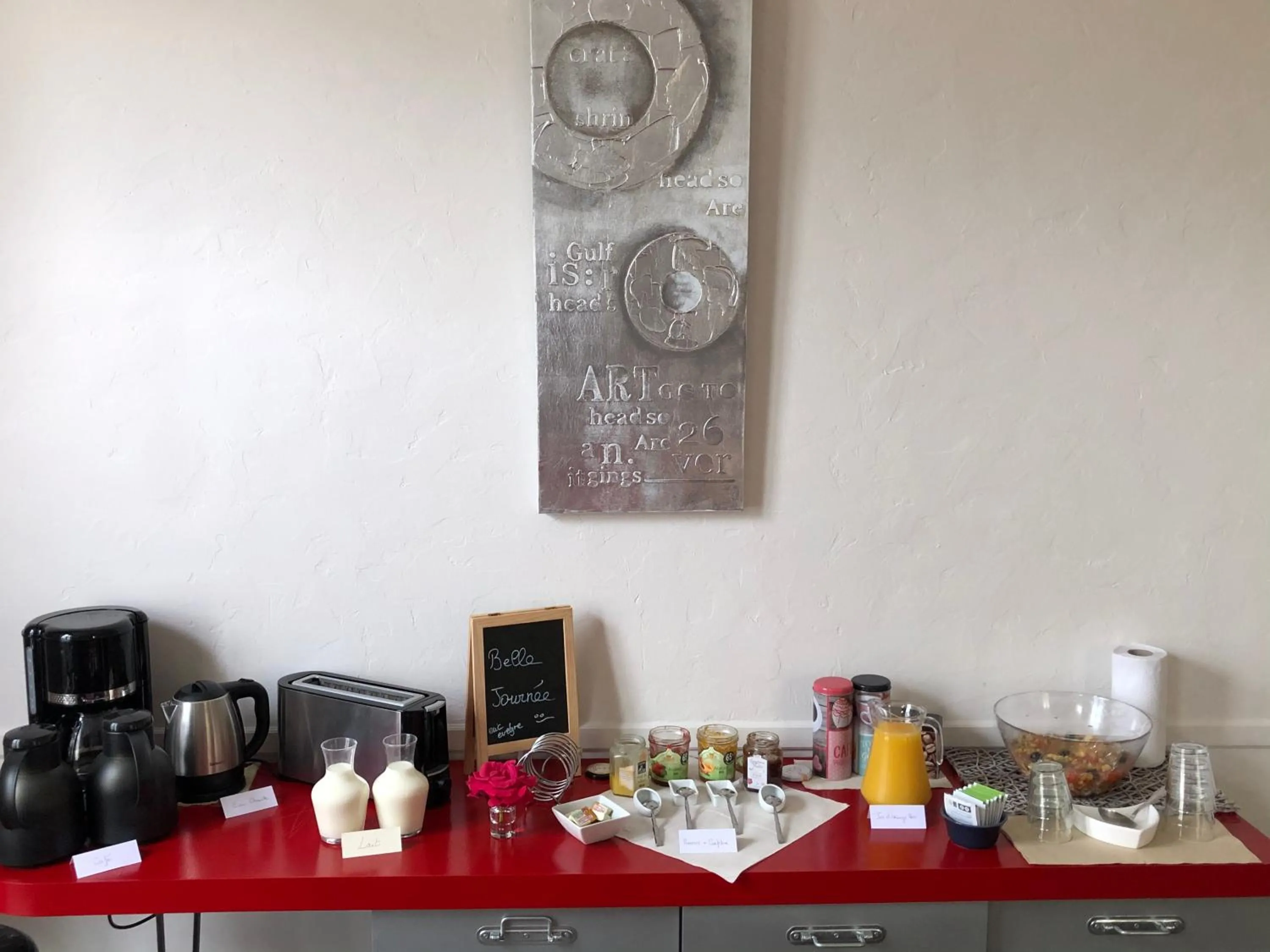 Breakfast in Le Chai De La Rose SPA et Séances Bien être