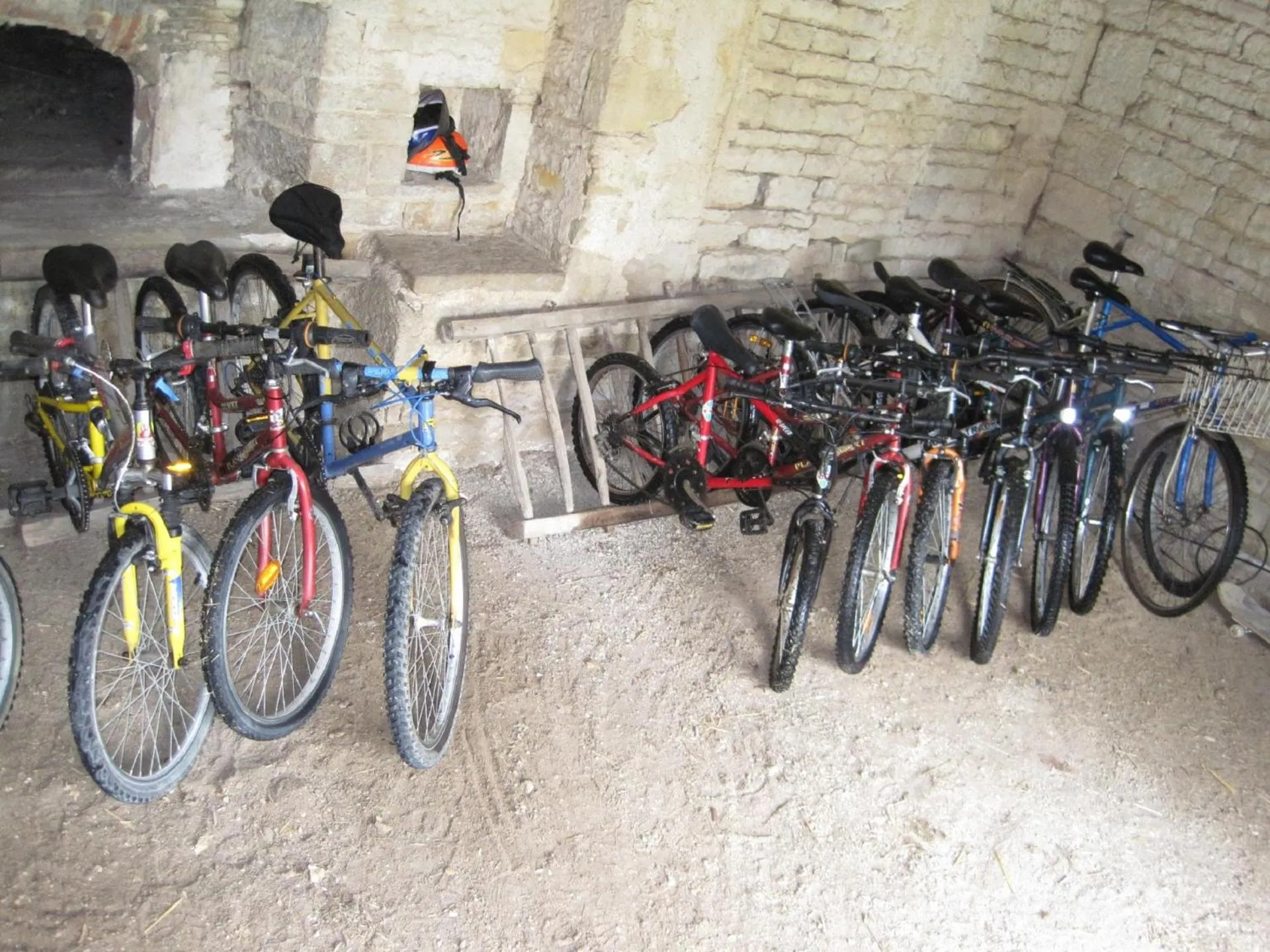 Cycling in Le Noisetier at Les Hiboux Gites
