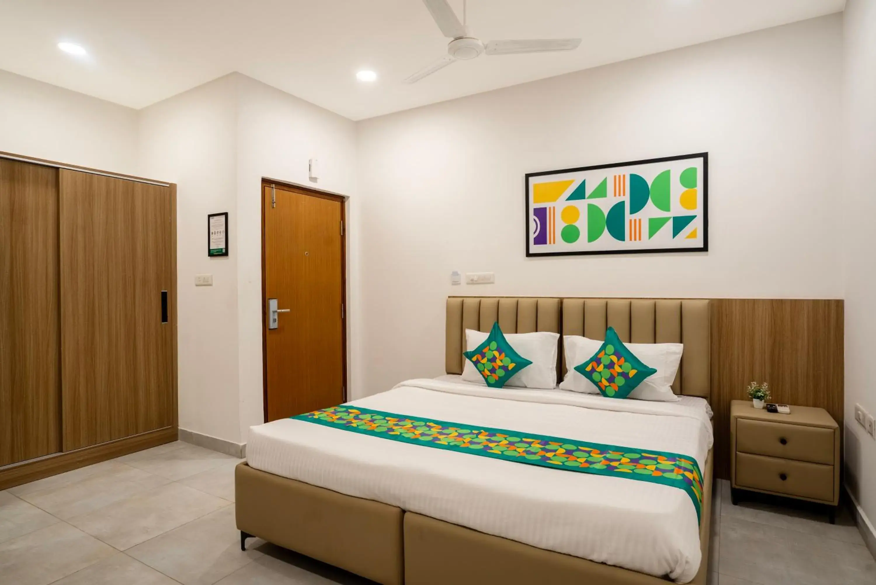 Deluxe Room with Balcony - single occupancy in Treebo S3 Suites, Manikonda Deluxe Room with Balcony - single occupancy in Treebo S3 Suites, Manikonda