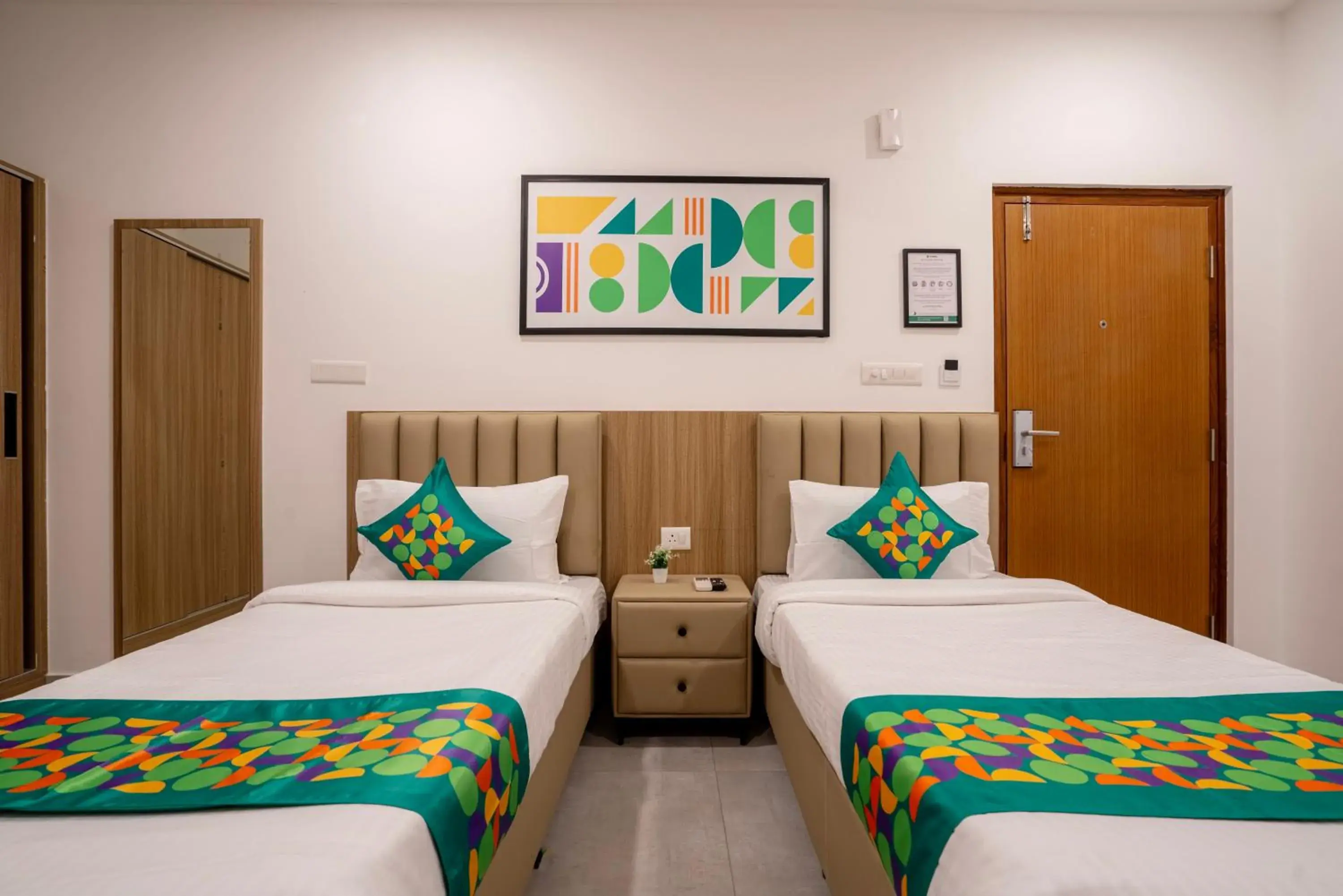 Standard Room with Balcony - single occupancy in Treebo S3 Suites, Manikonda Standard Room with Balcony - single occupancy in Treebo S3 Suites, Manikonda