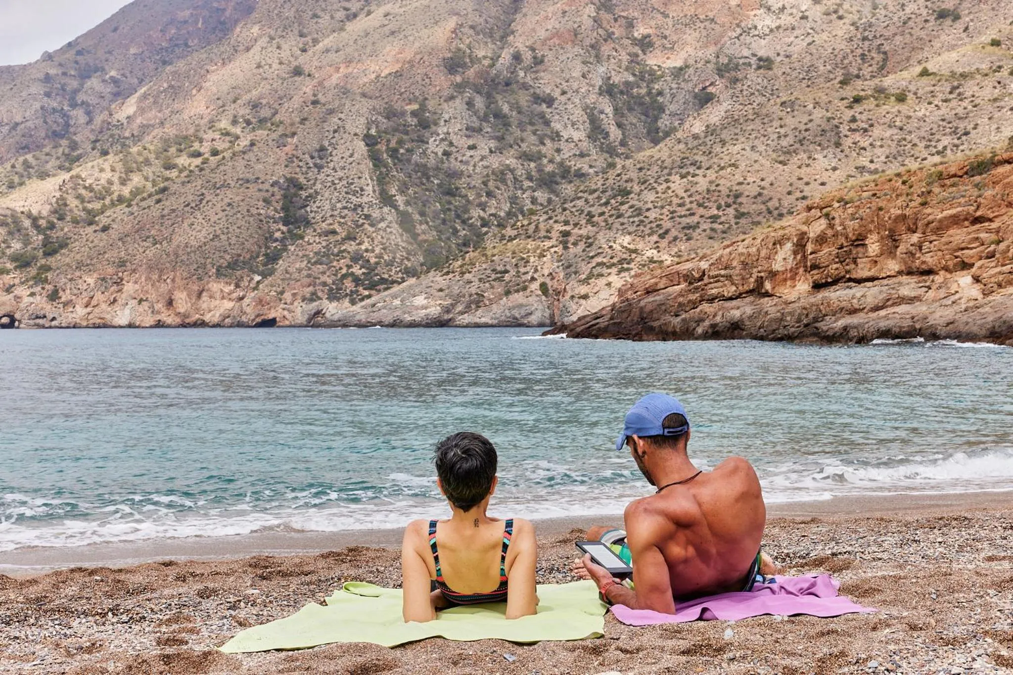 Beach in Camping El Portus