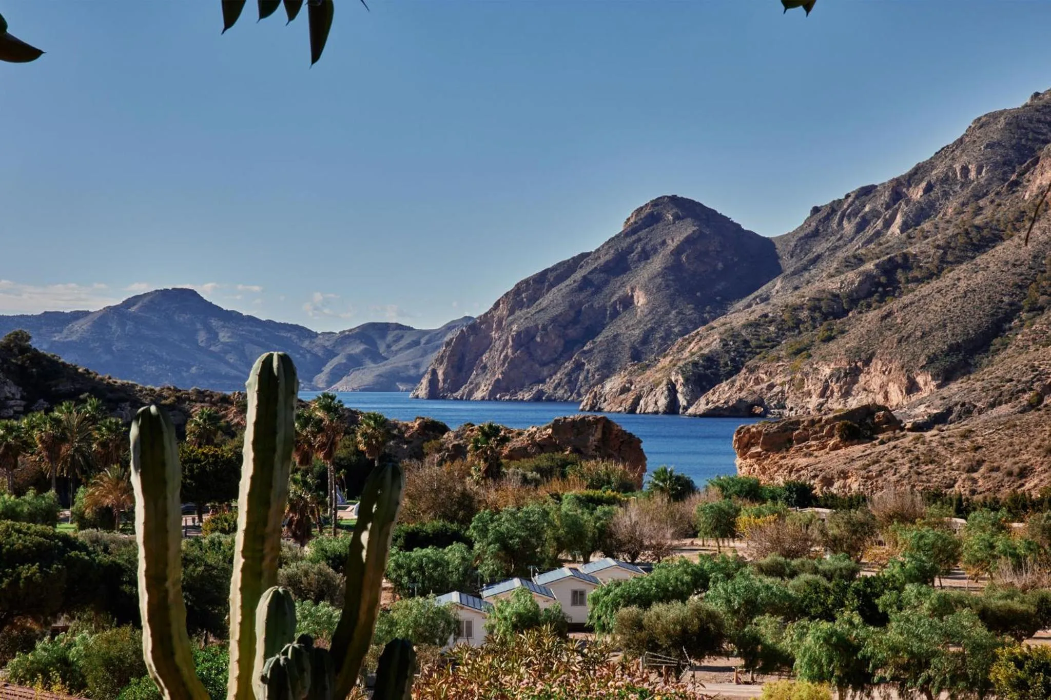 Mountain view in Camping El Portus