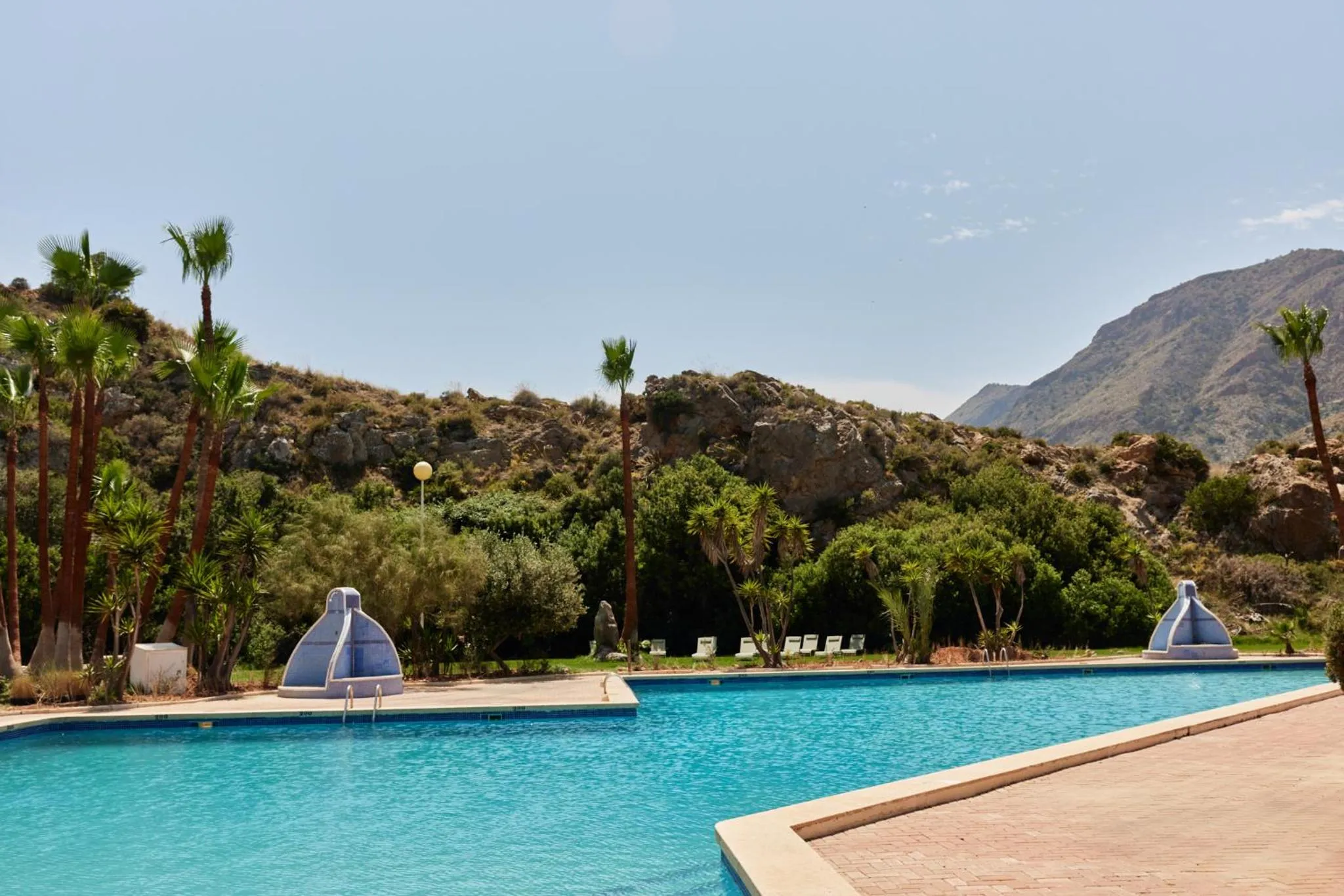 Swimming pool in Camping El Portus