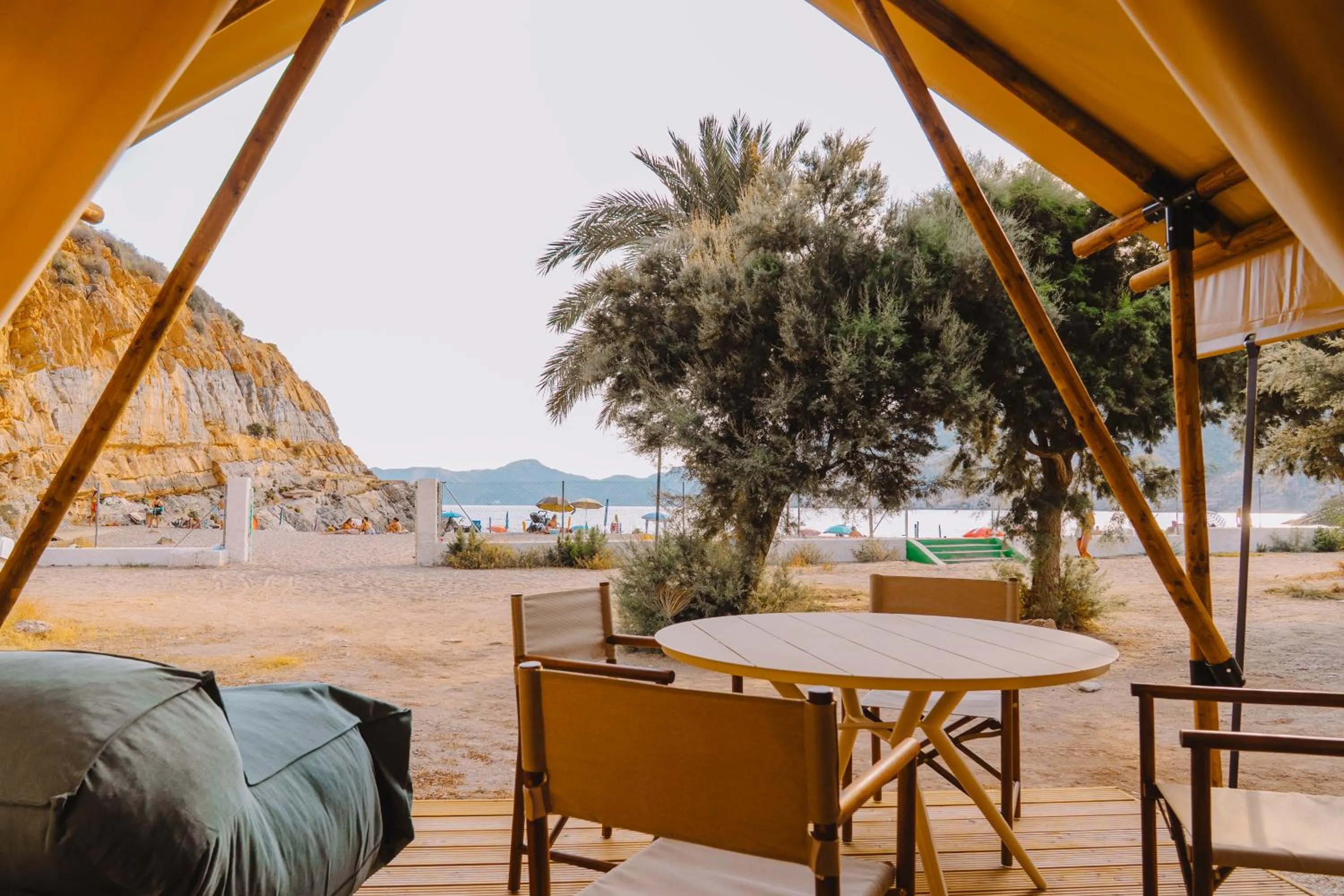 Balcony/Terrace in Camping El Portus