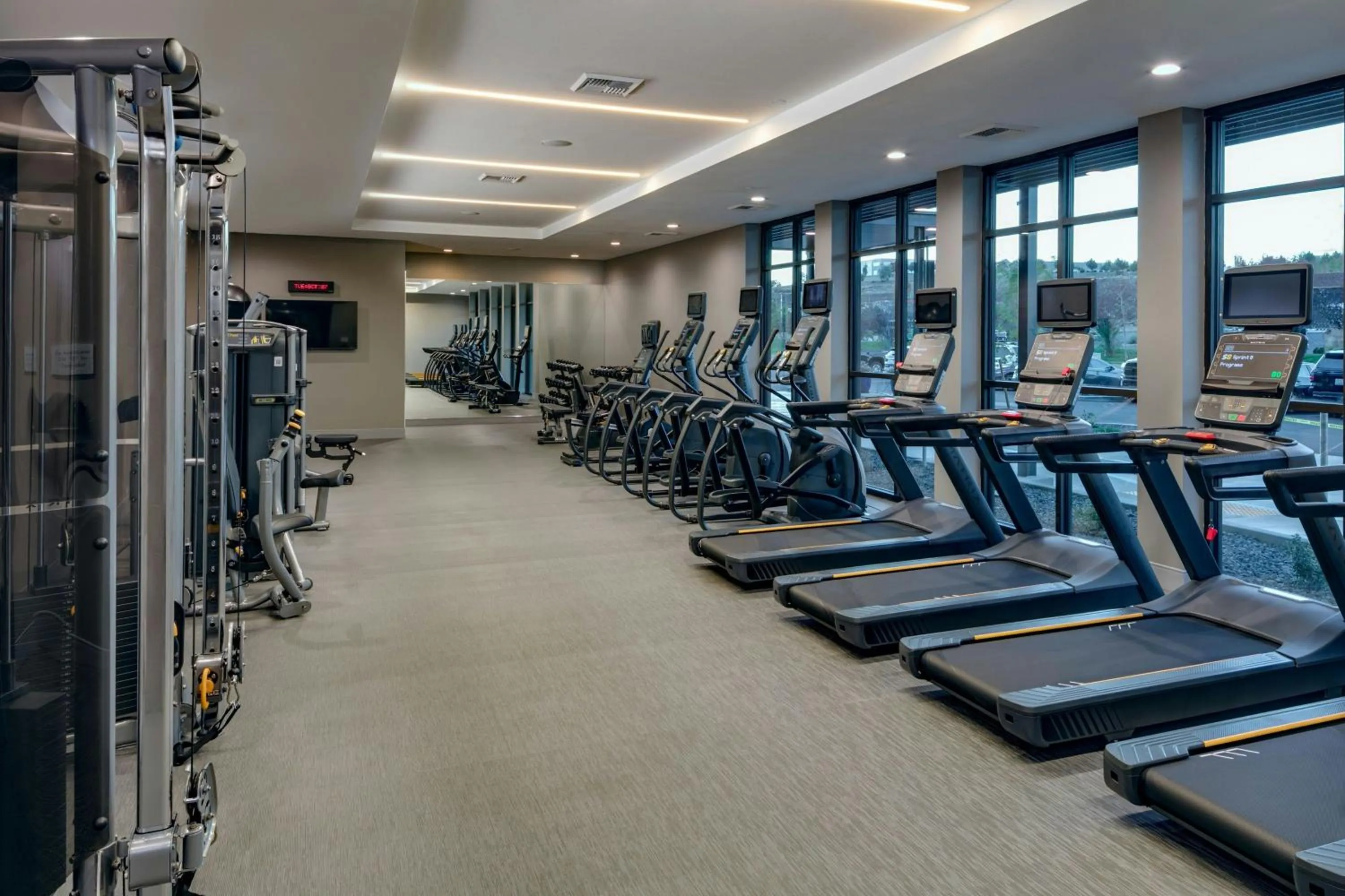 Fitness centre/facilities in Courtyard Lewiston