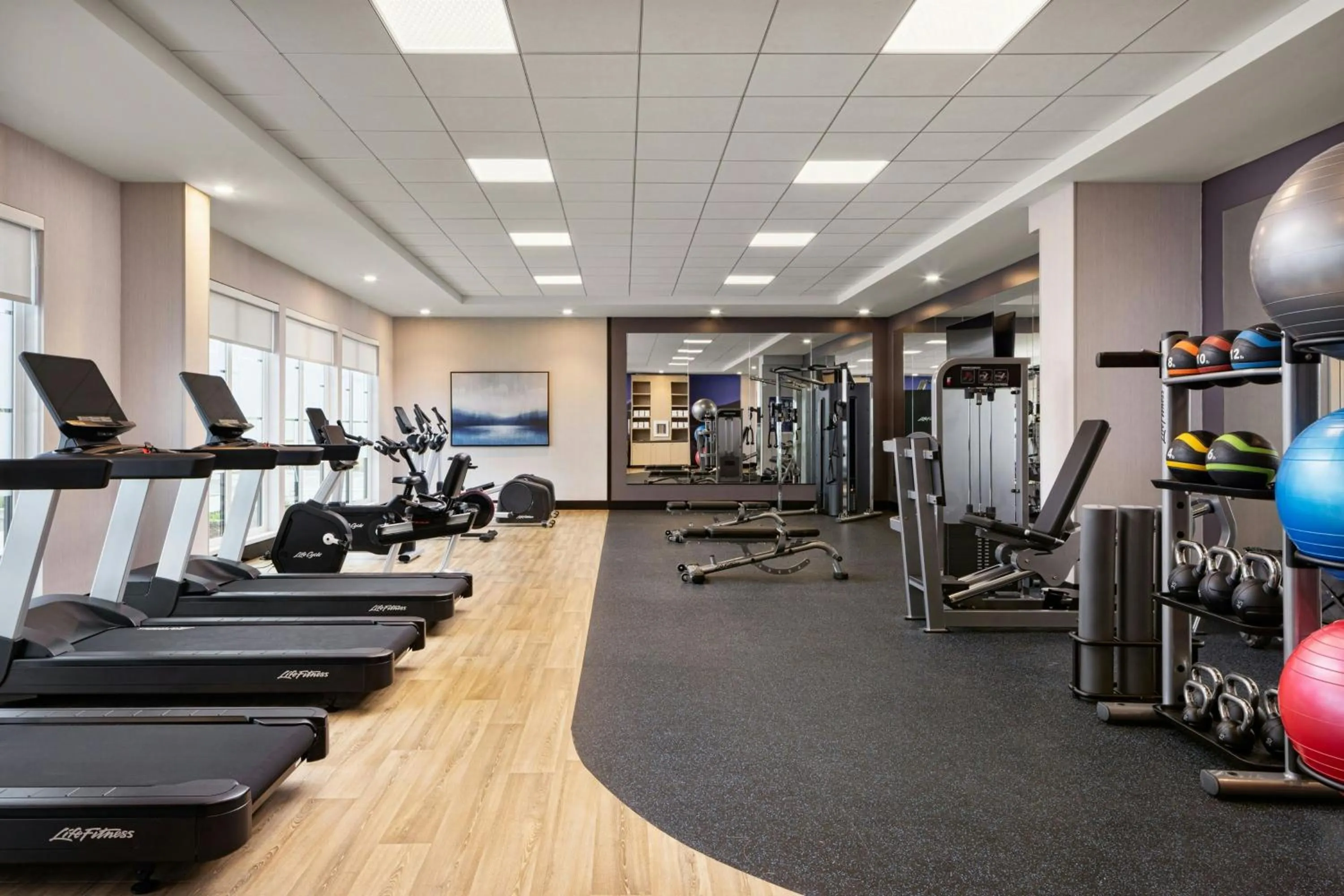 Fitness centre/facilities in Fairfield Inn & Suites by Marriott Chilliwack