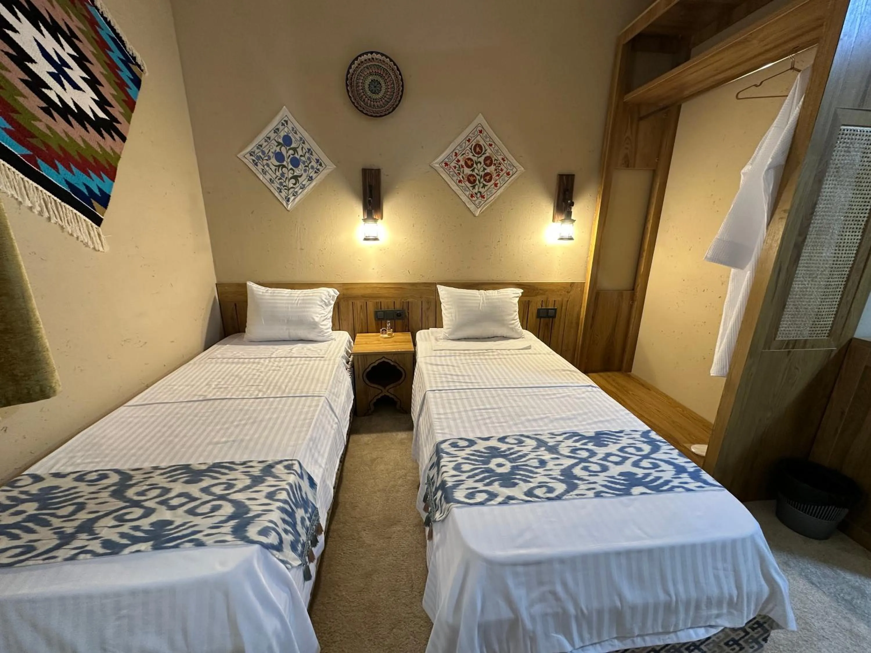 Bed in Hotel Byond Khiva