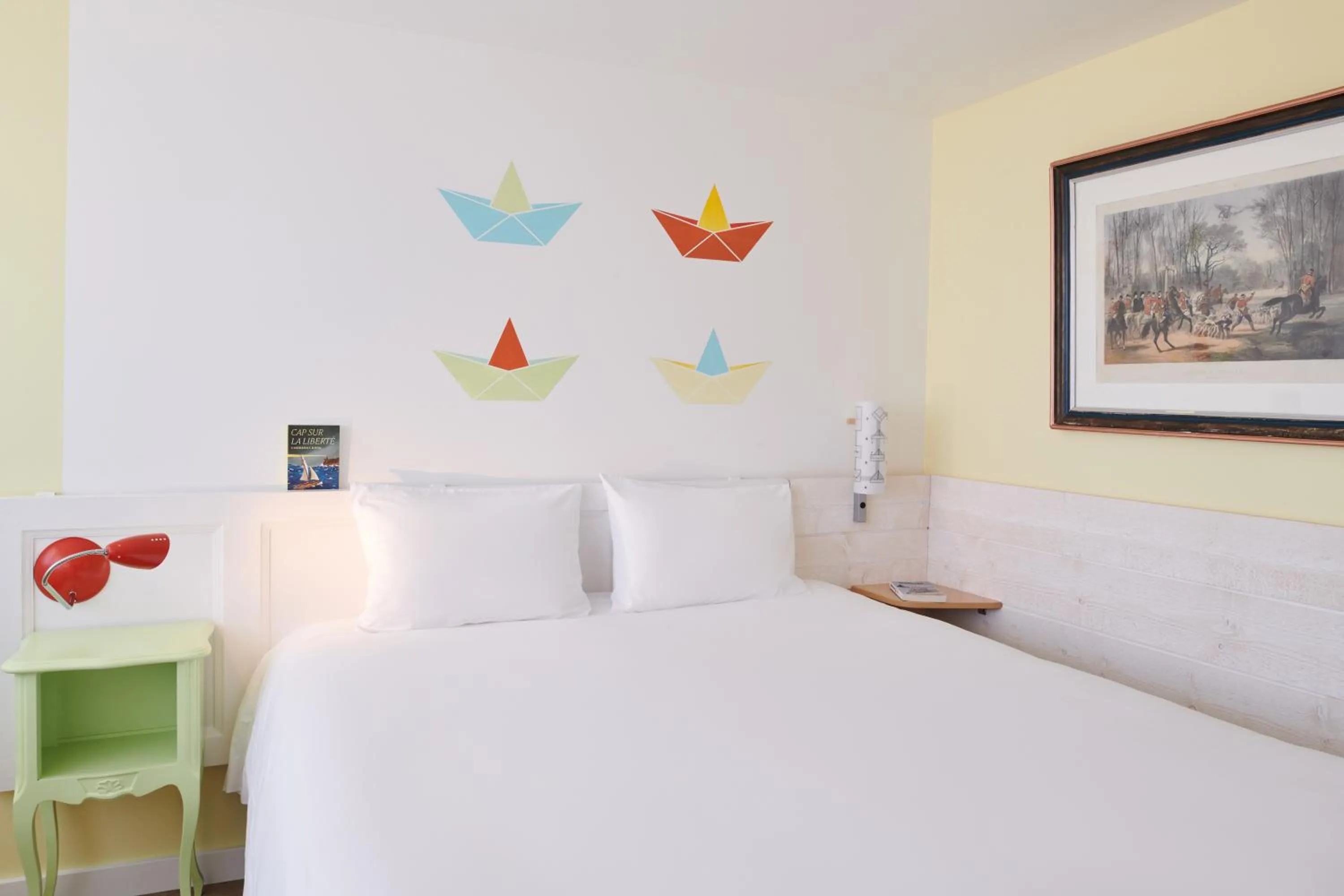 Bedroom, Bed in Greet Hôtel Saint-Nazaire Trignac Nouvelle Marque du Groupe Accor