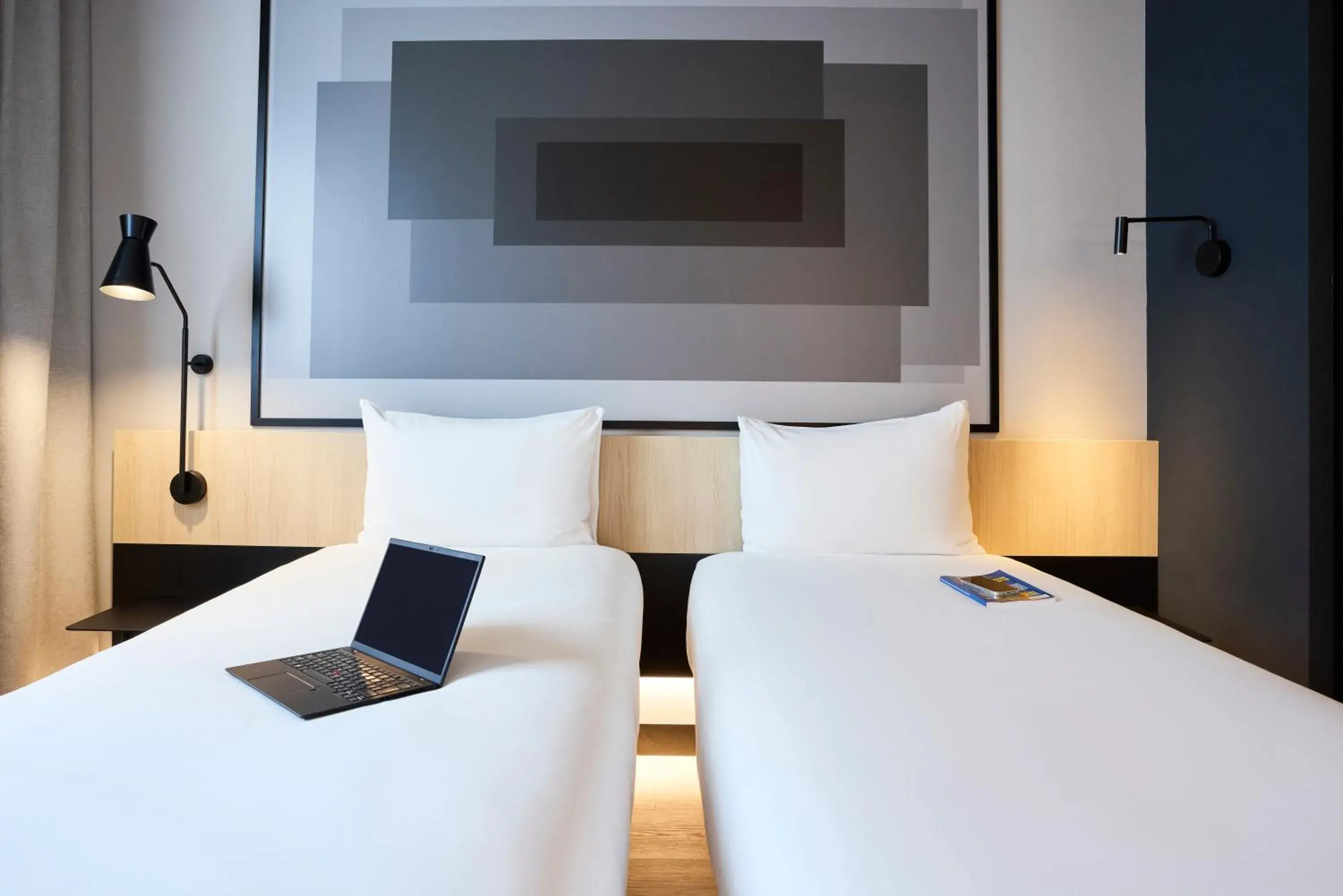 Bed in ibis Madrid Norte Las Tablas Bed in ibis Madrid Norte Las Tablas