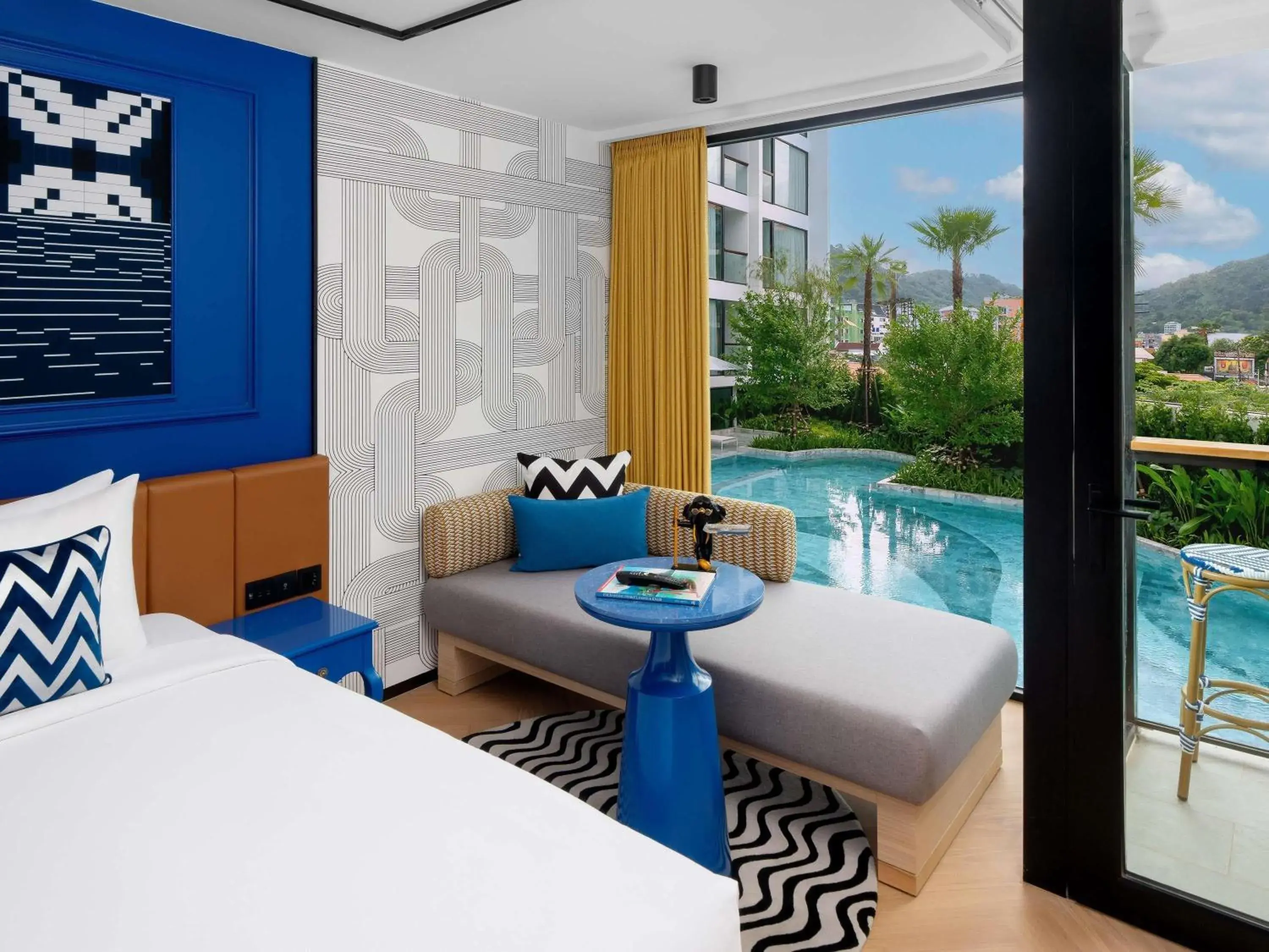 TRIBE King Room with Pool View in TRIBE Phuket Patong by Accor TRIBE King Room with Pool View in TRIBE Phuket Patong by Accor