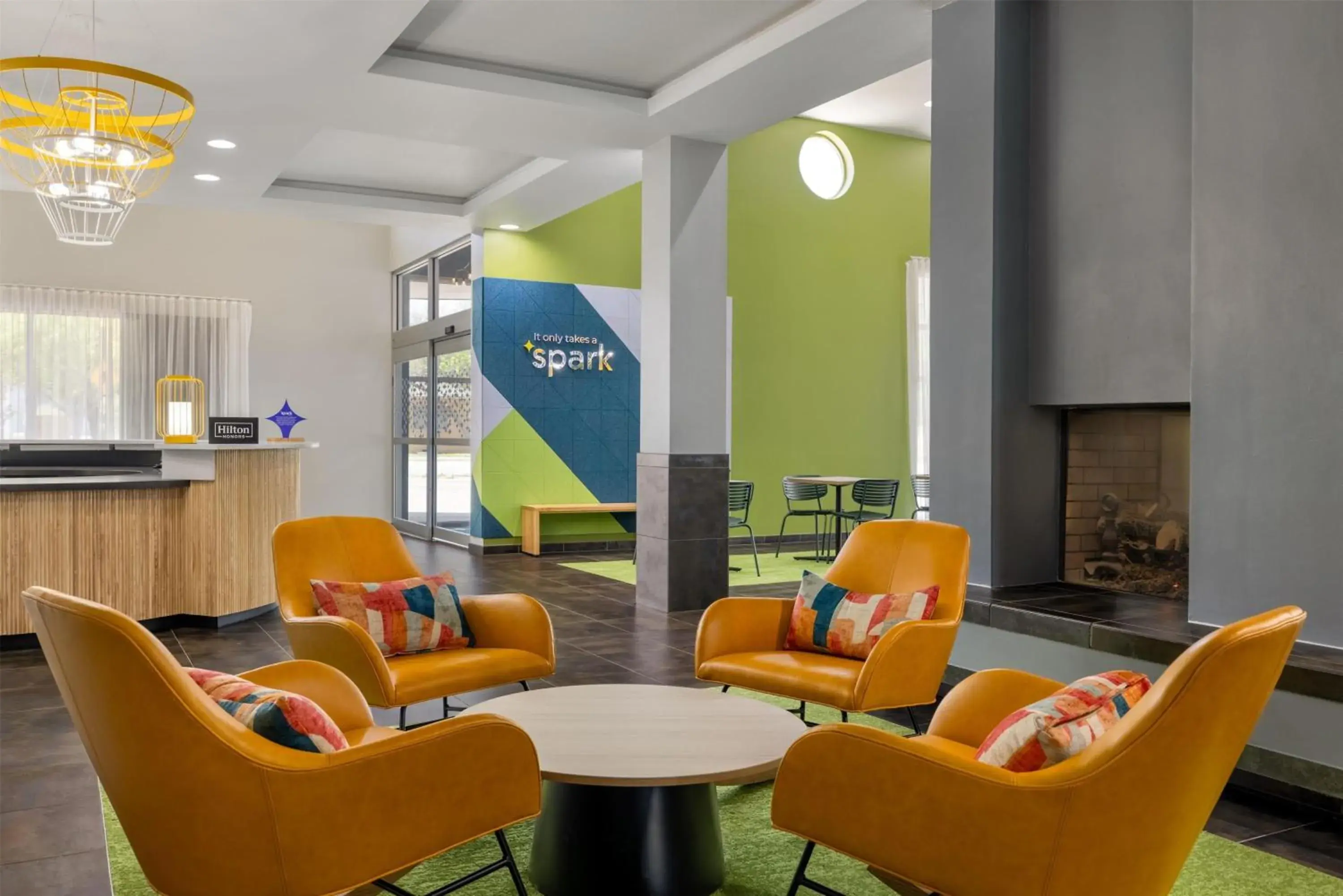 Lobby or reception in Spark by Hilton Artesia Lobby or reception in Spark by Hilton Artesia