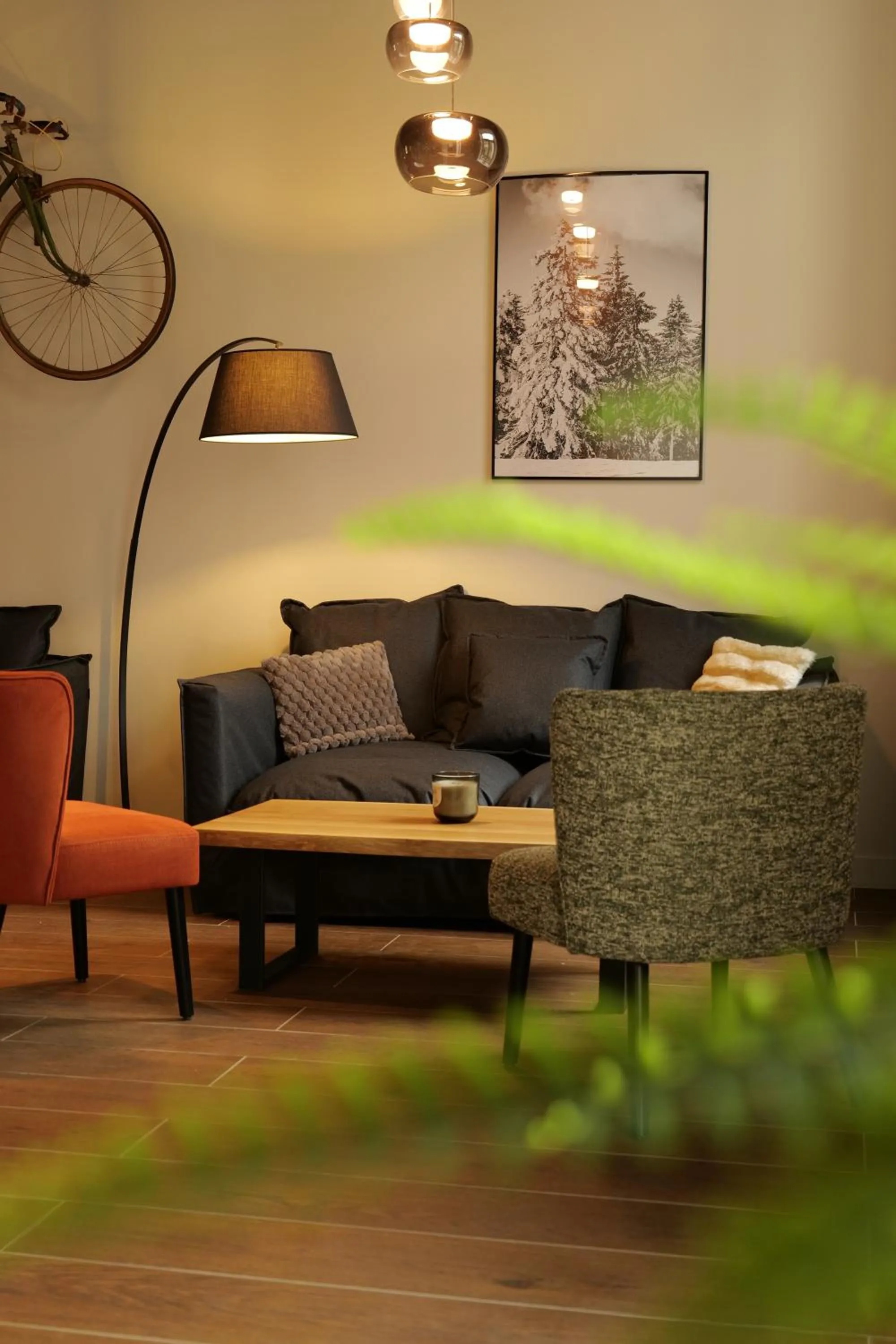Lounge or bar in Garrigae Caserne de Briançon & SPA Cinq Mondes