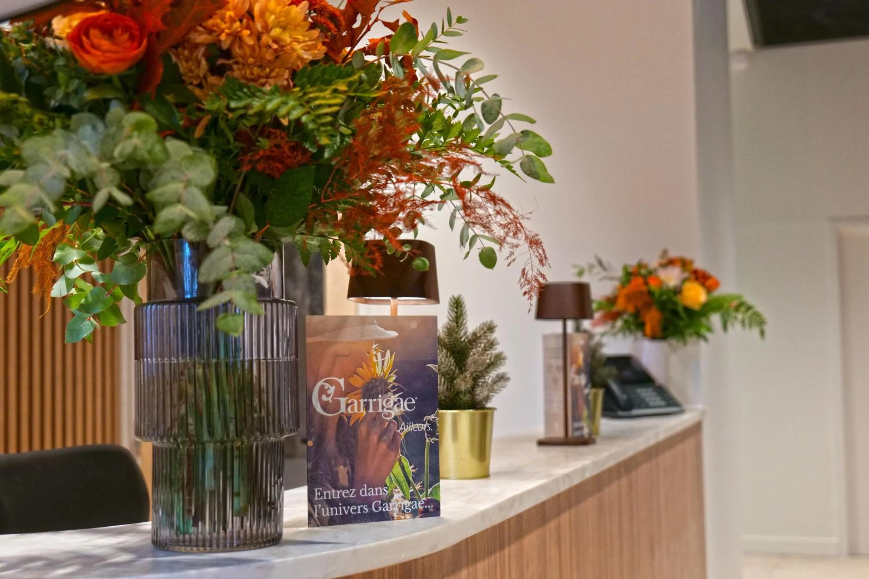 Lobby or reception in Garrigae Caserne de Briançon & SPA Cinq Mondes