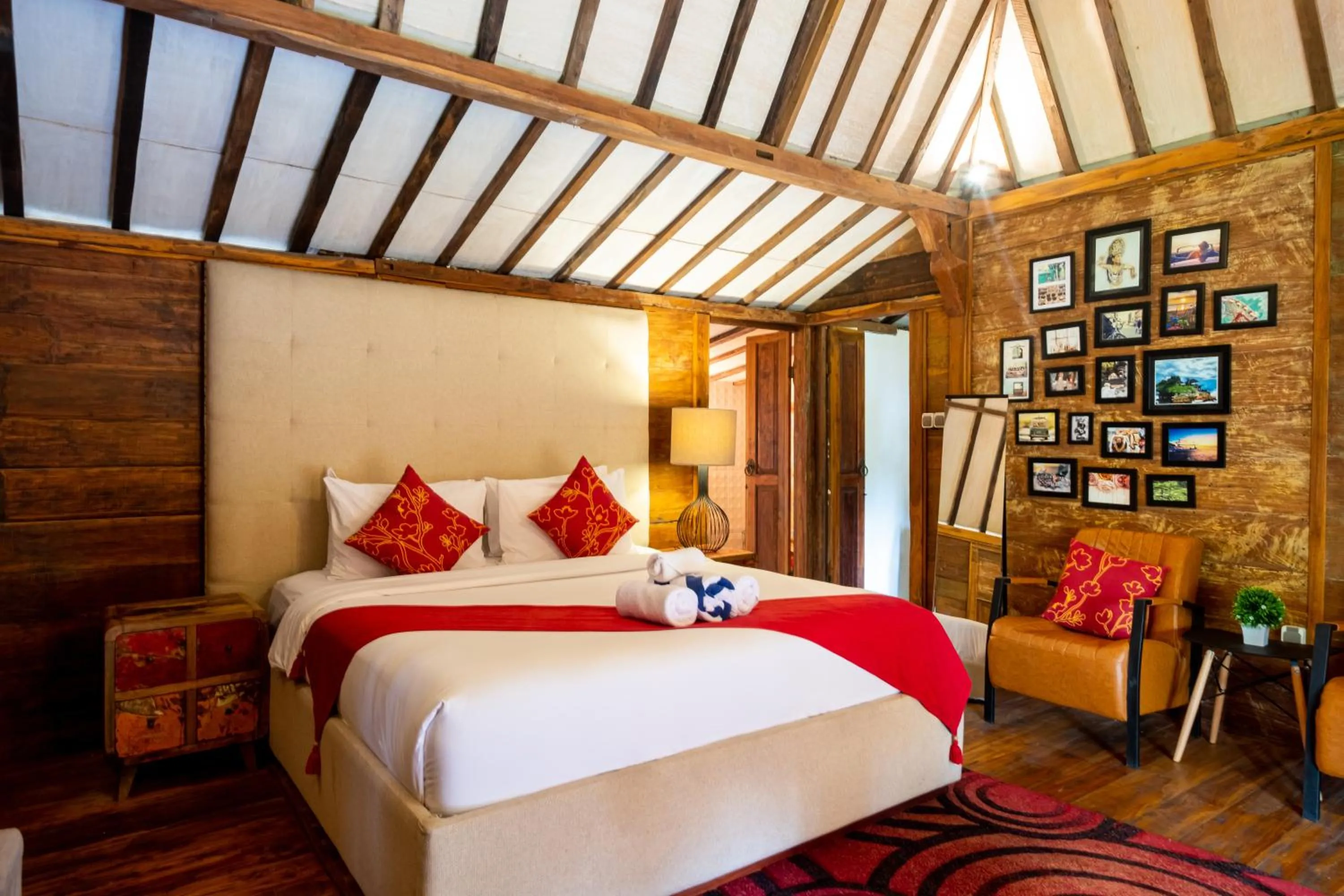 Bedroom, Bed in Kakul Vila