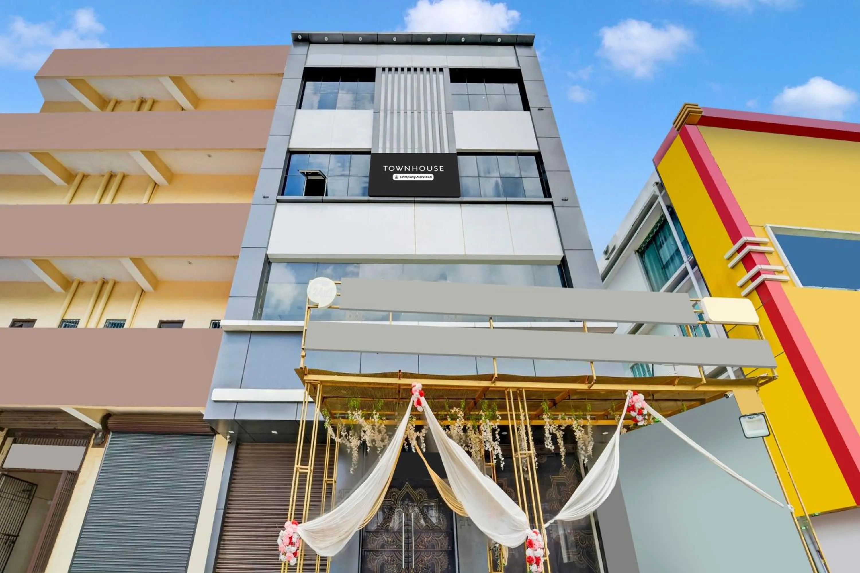 Facade/entrance in Super Townhouse Anisabad Near Mahavir Sansthan