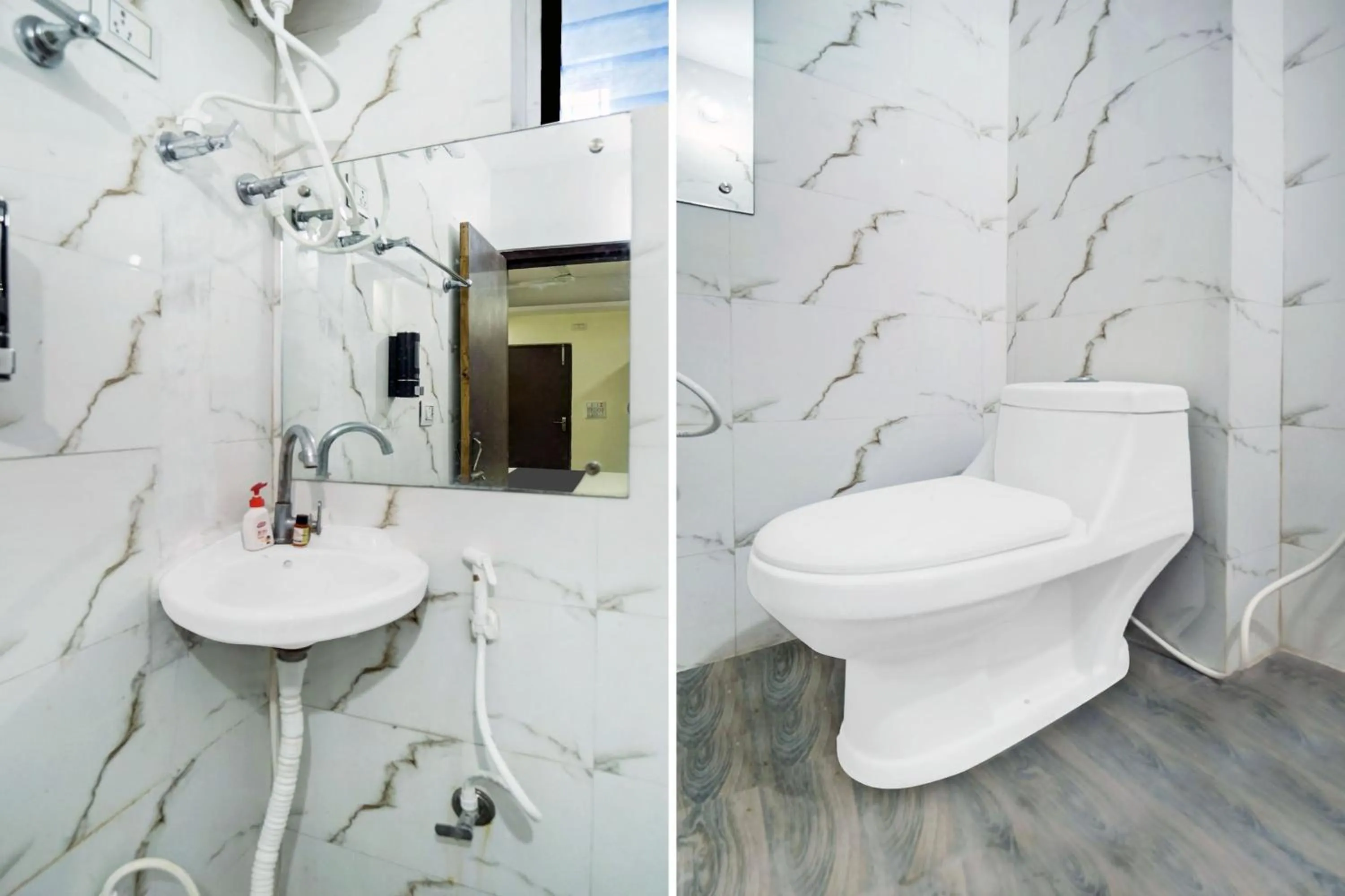 Bathroom in Super Collection O Rajeev Nagar Near Atal Path Formerly Vinayaka