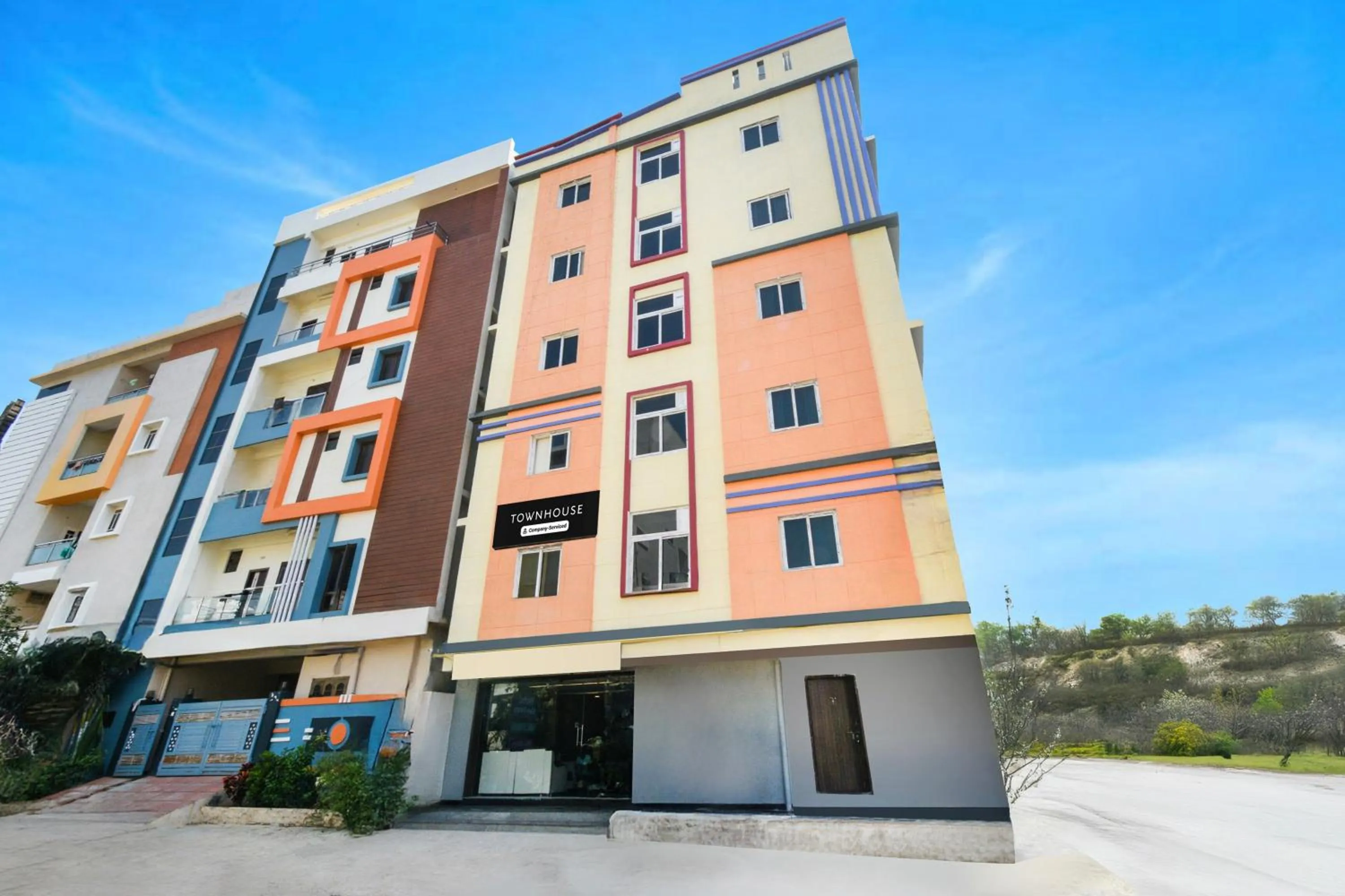 Facade/entrance in Townhouse Shamshabad Paradise Formerly Blue Petals Hotel