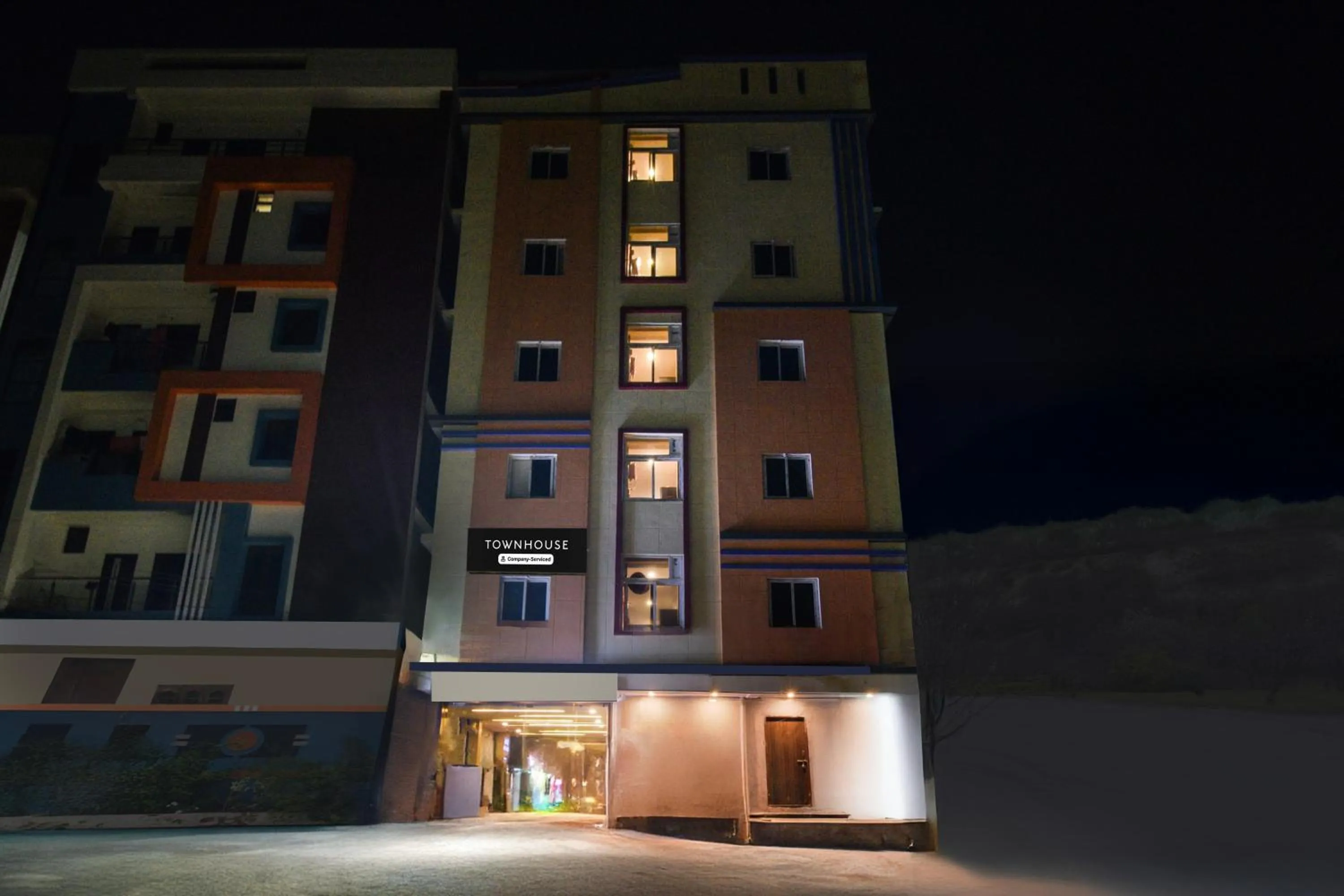 Facade/entrance in Townhouse Shamshabad Paradise Formerly Blue Petals Hotel