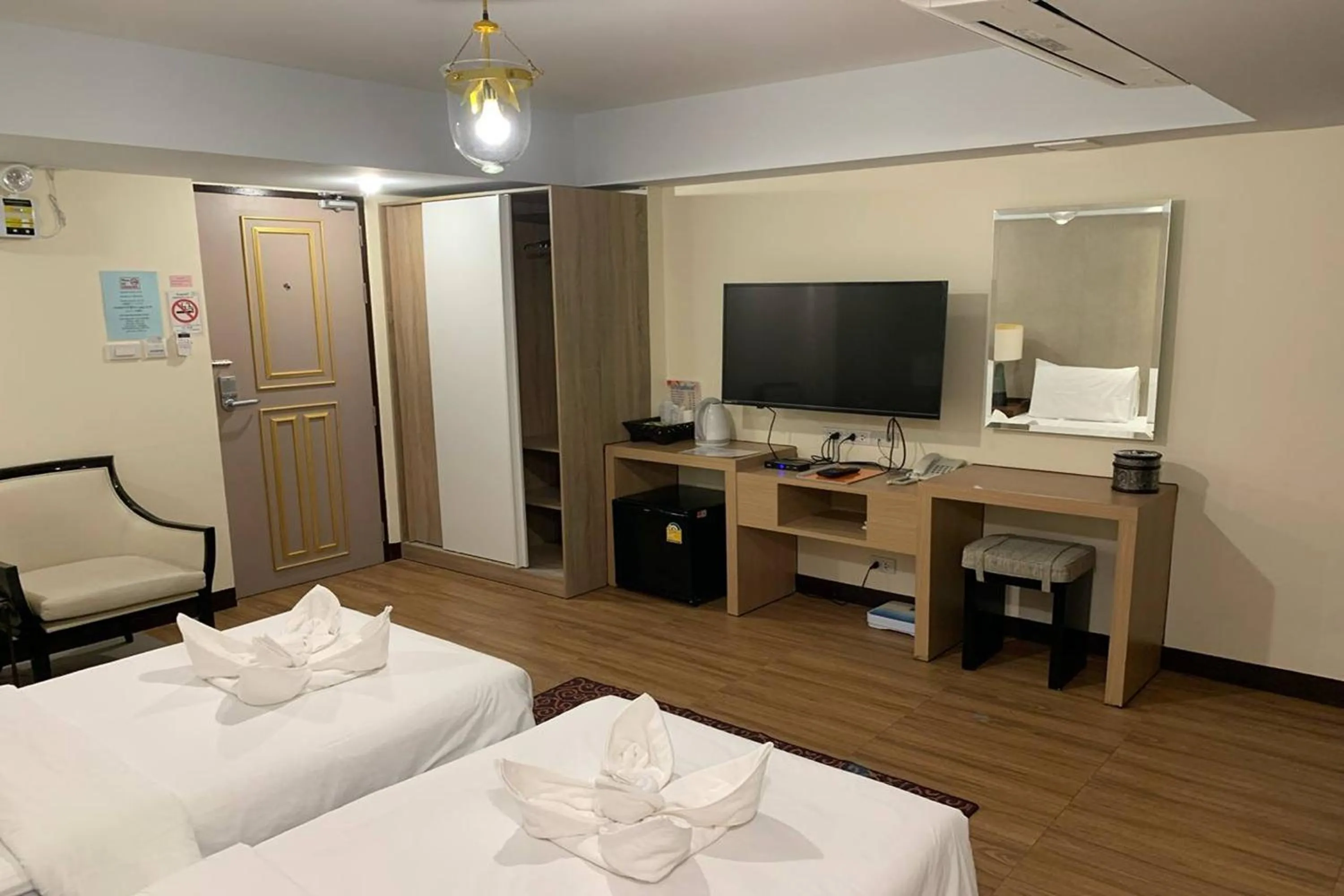 Bed in Kim Hotel At Morleng