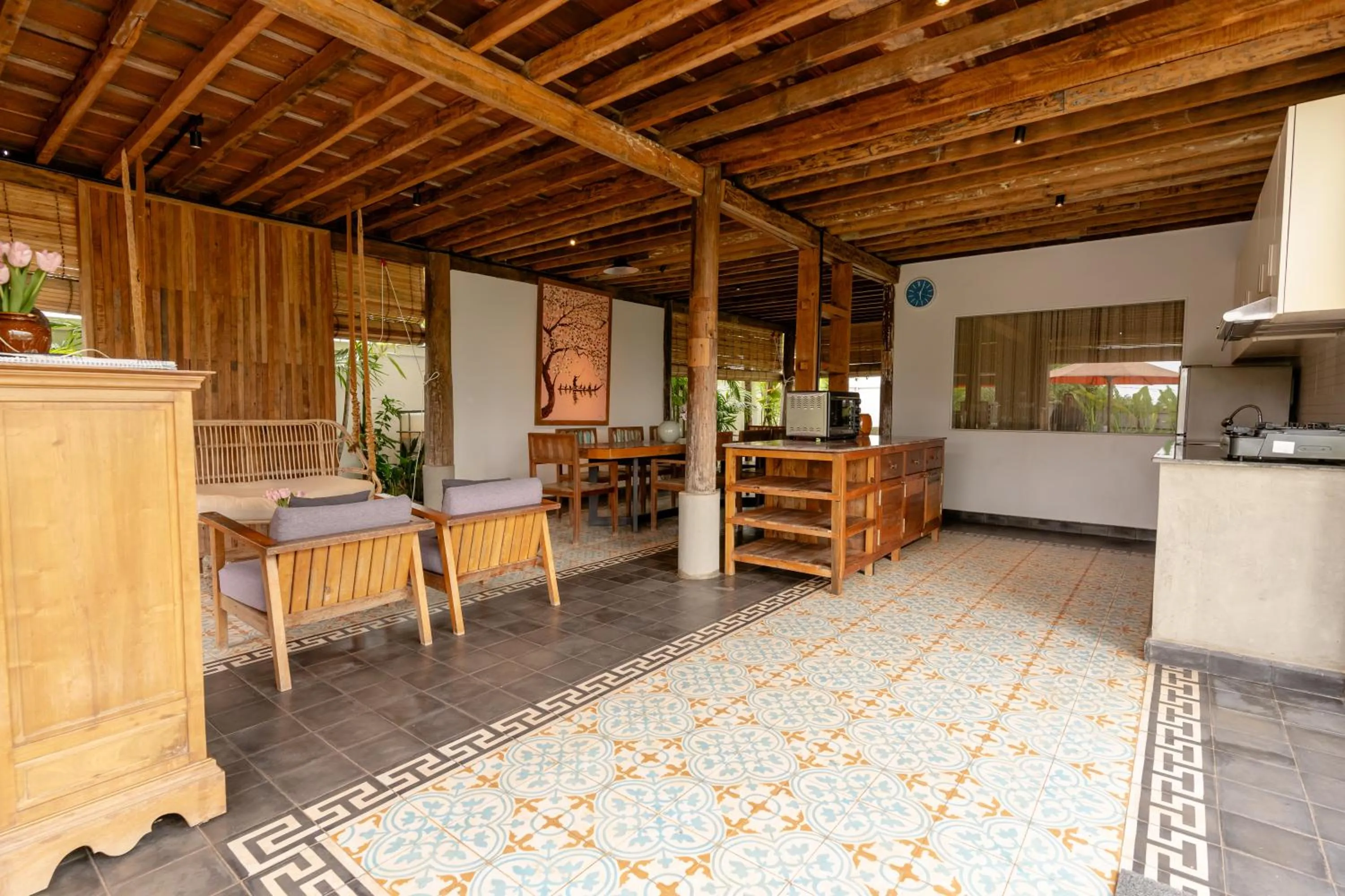 Living room in Isann Lodge