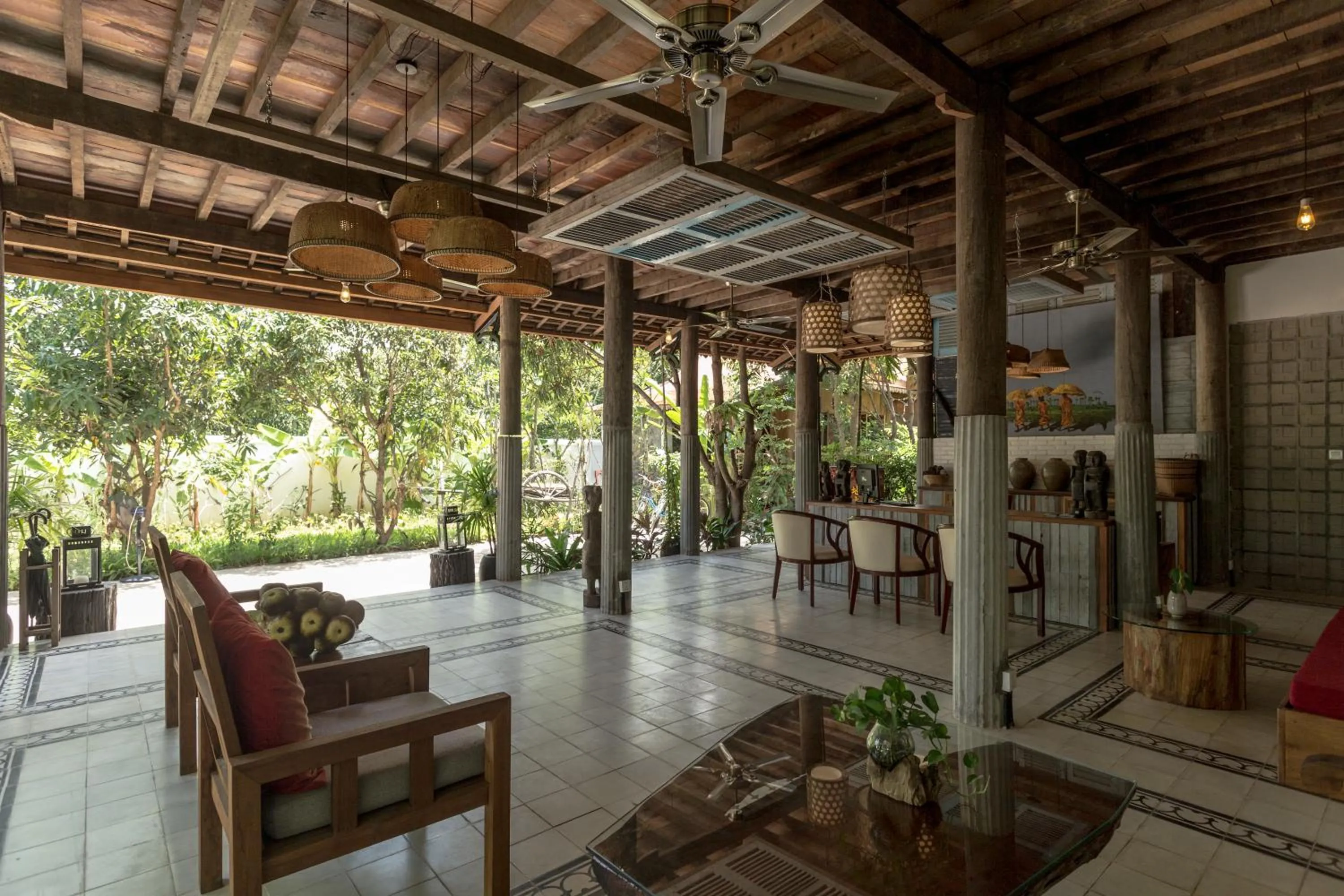 Lobby or reception in Isann Lodge