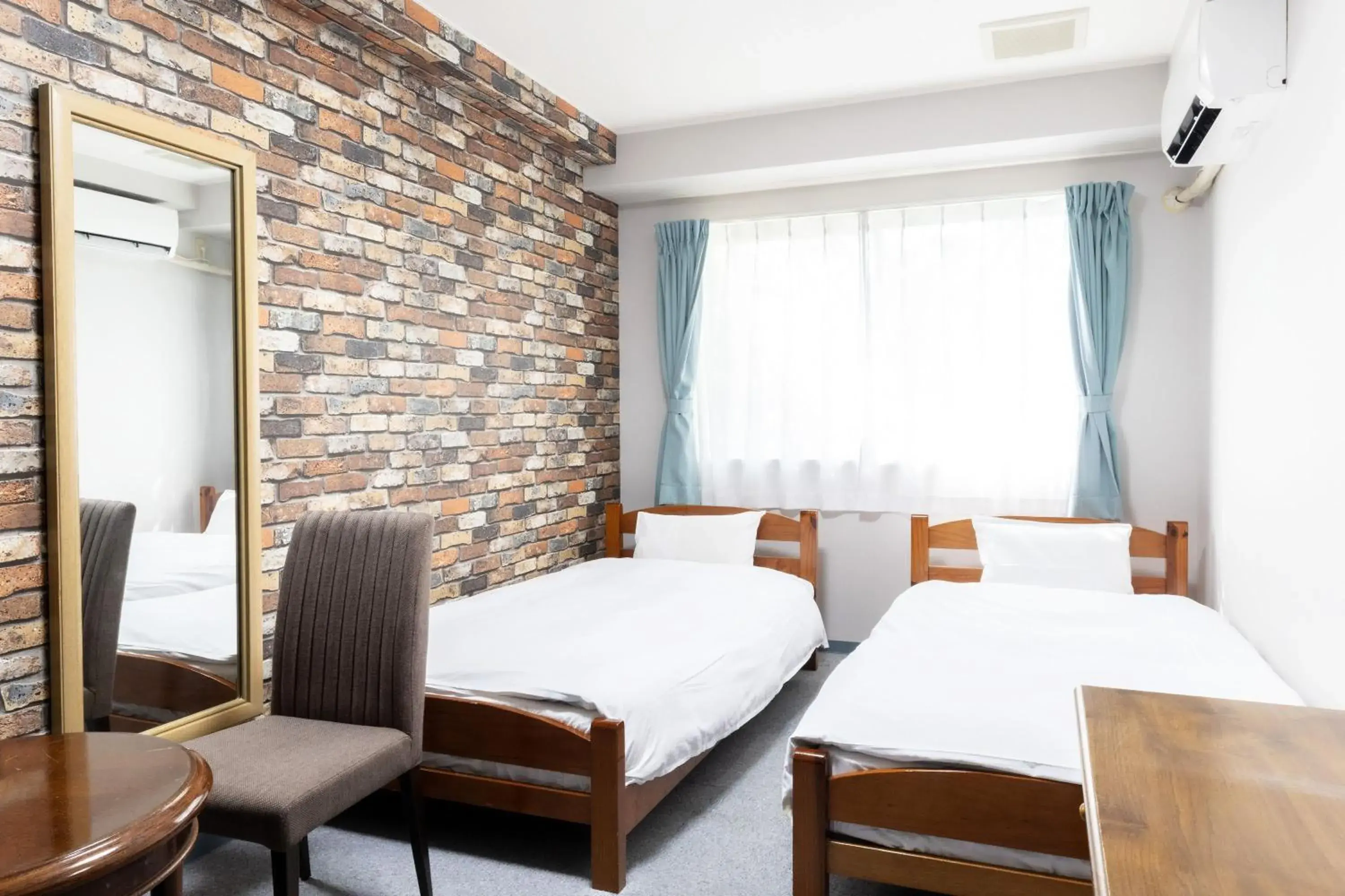 Bed in Grampus Inn Shirahama Bed in Grampus Inn Shirahama