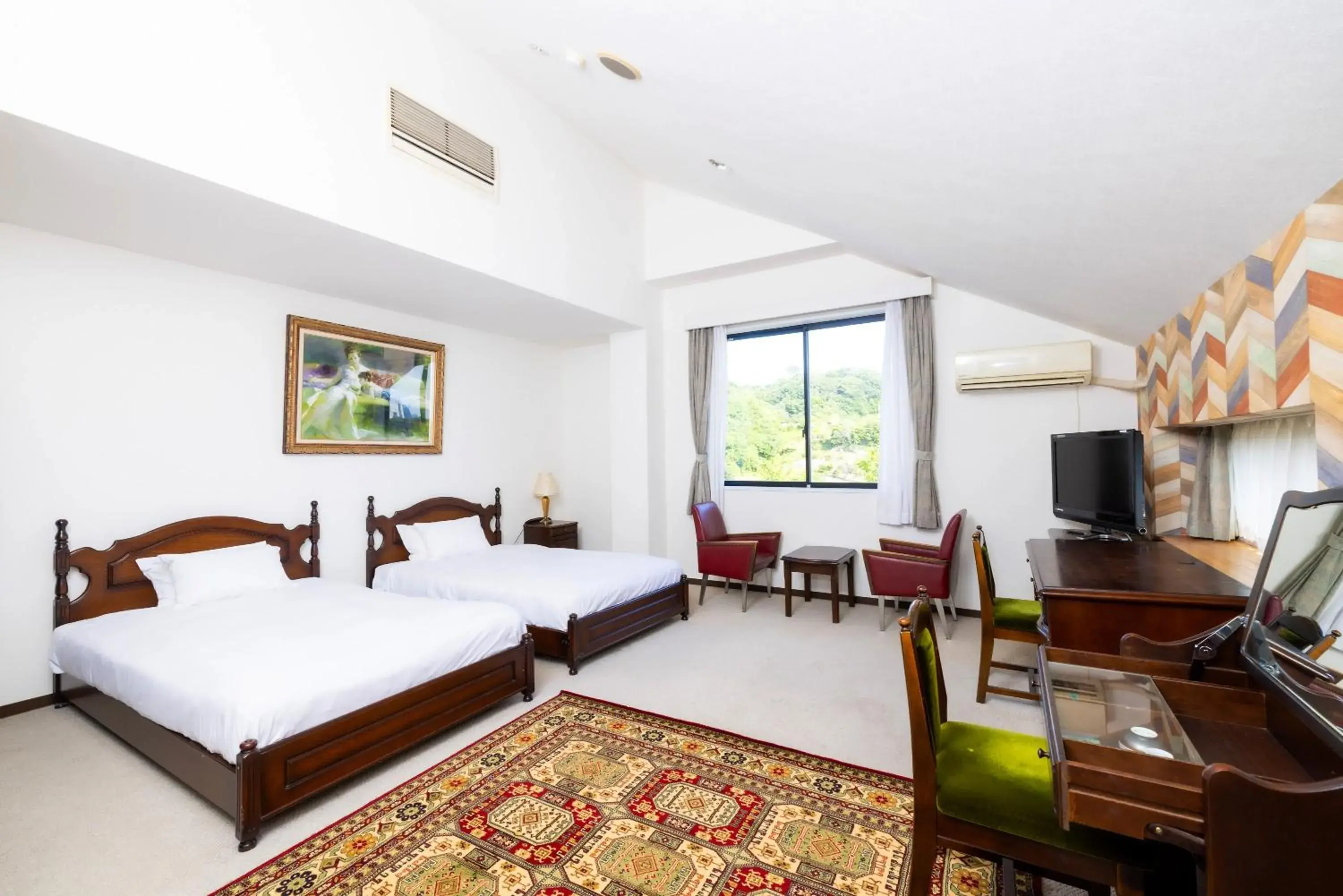 Bed in Grampus Inn Shirahama Bed in Grampus Inn Shirahama