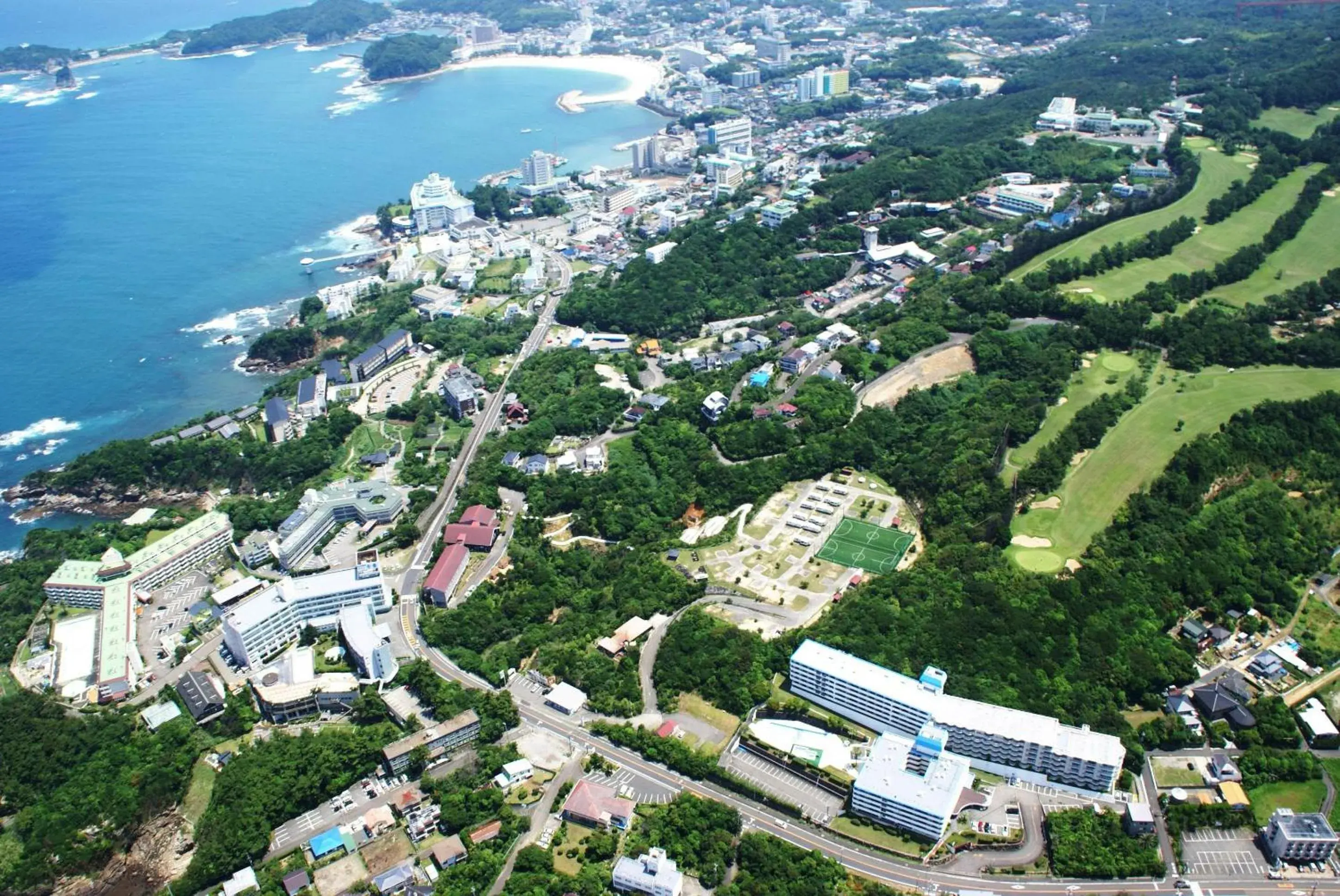 Bird's eye view in Grampus Inn Shirahama Bird's eye view in Grampus Inn Shirahama