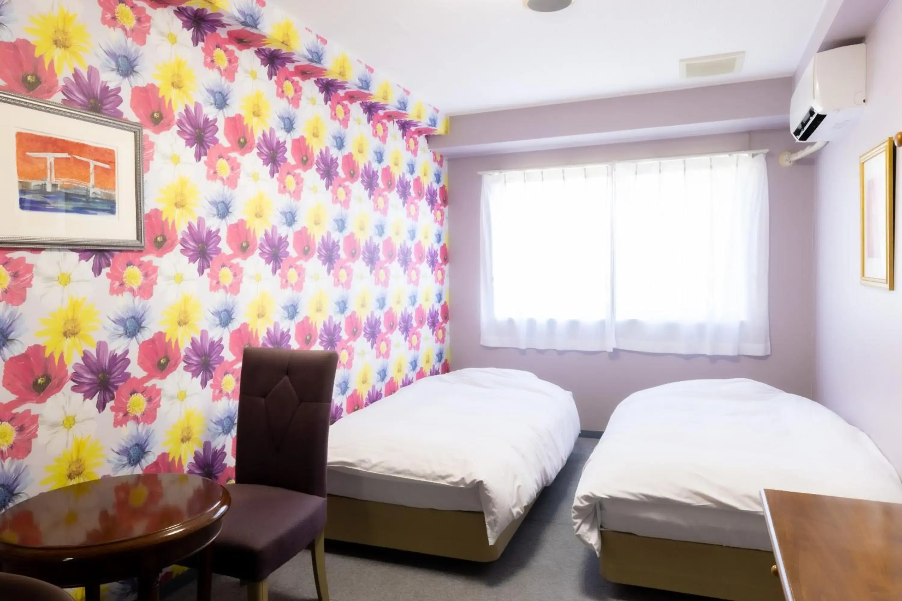 Bed in Grampus Inn Shirahama Bed in Grampus Inn Shirahama