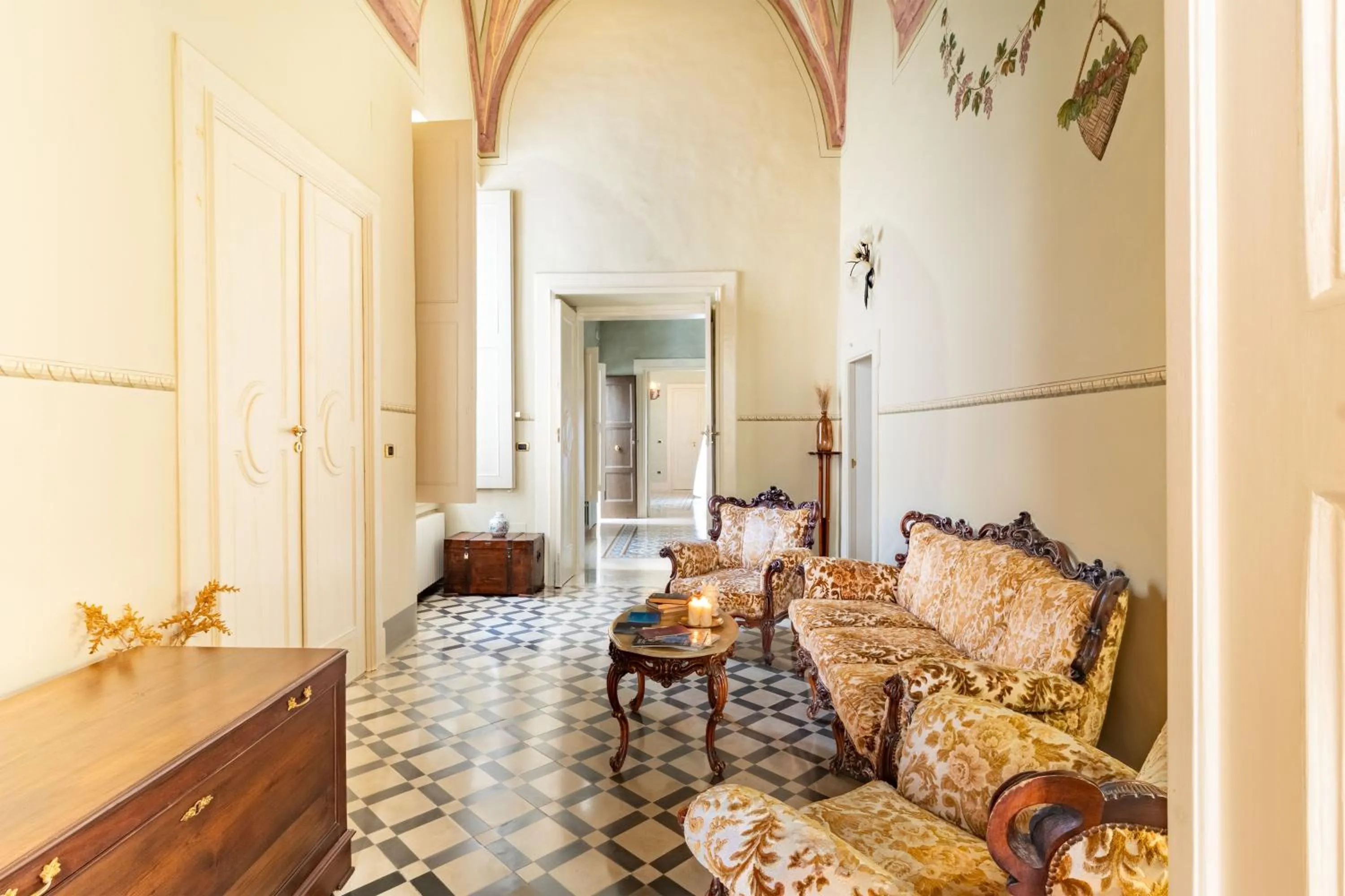 Living room in Palazzo Zacà