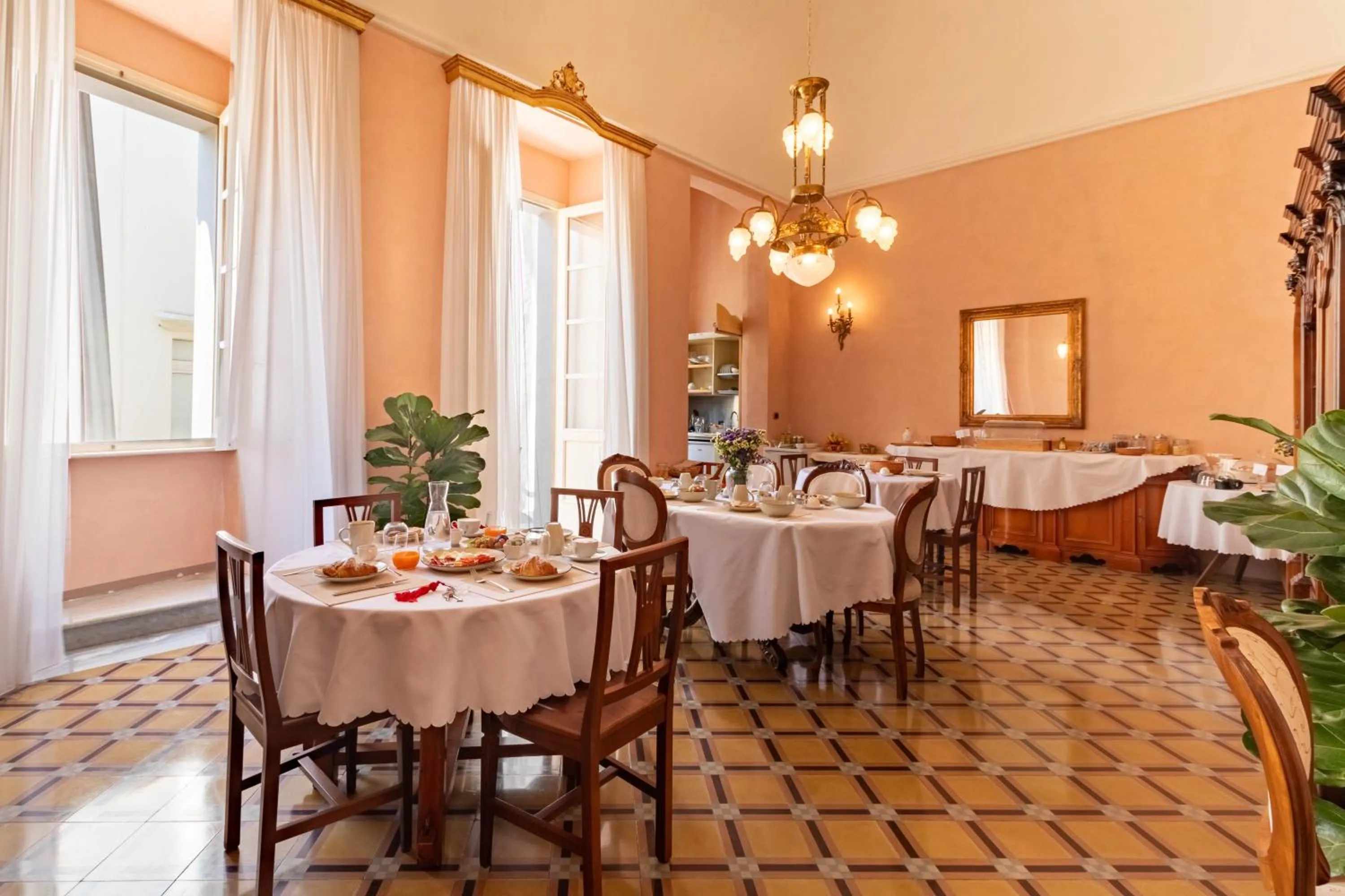 Living room in Palazzo Zacà