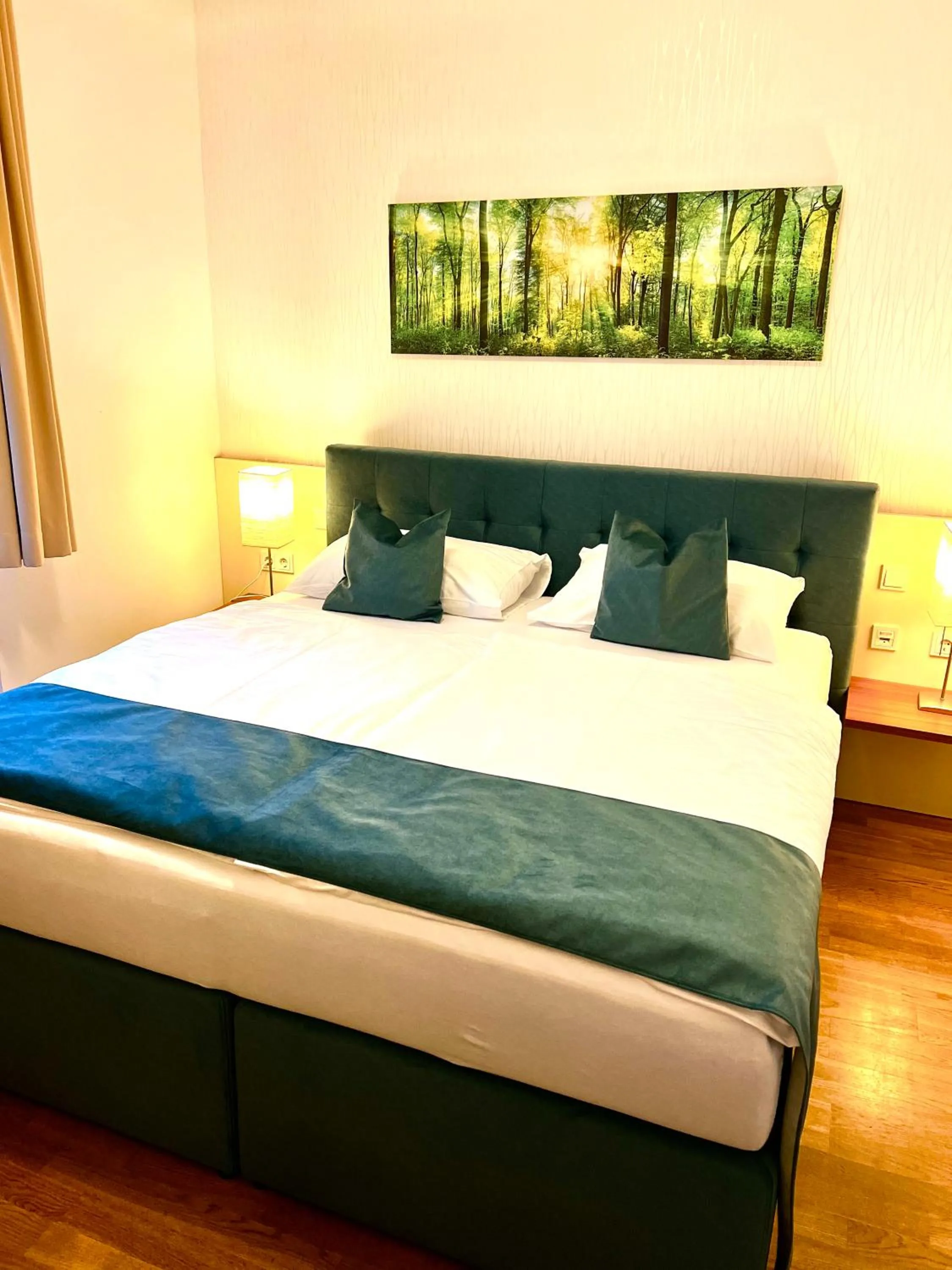 Bedroom, Bed in Home Sweet Apartments - A cozy welcome