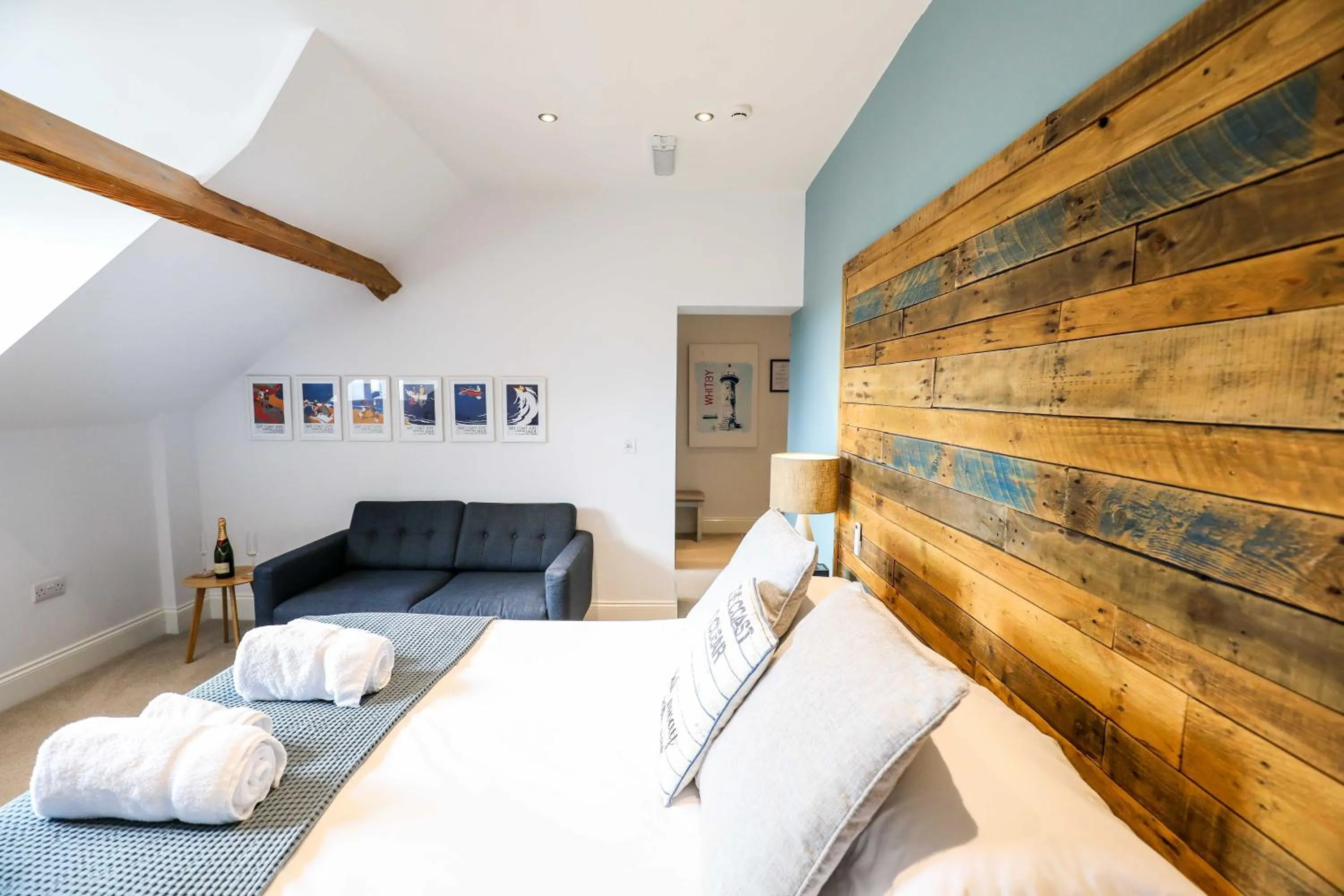 Bedroom, Bed in The Belfry Whitby