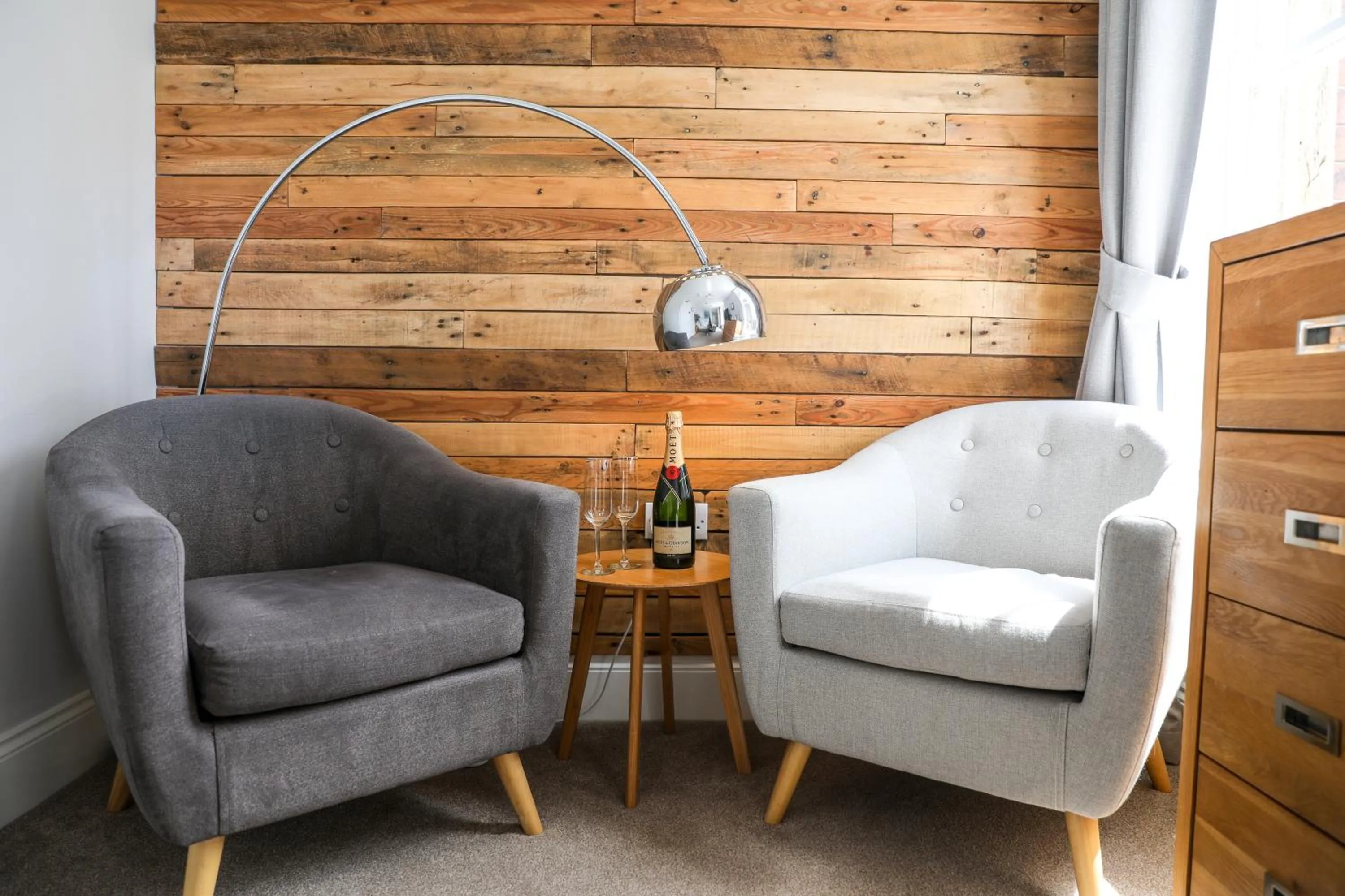 Seating area in The Belfry Whitby