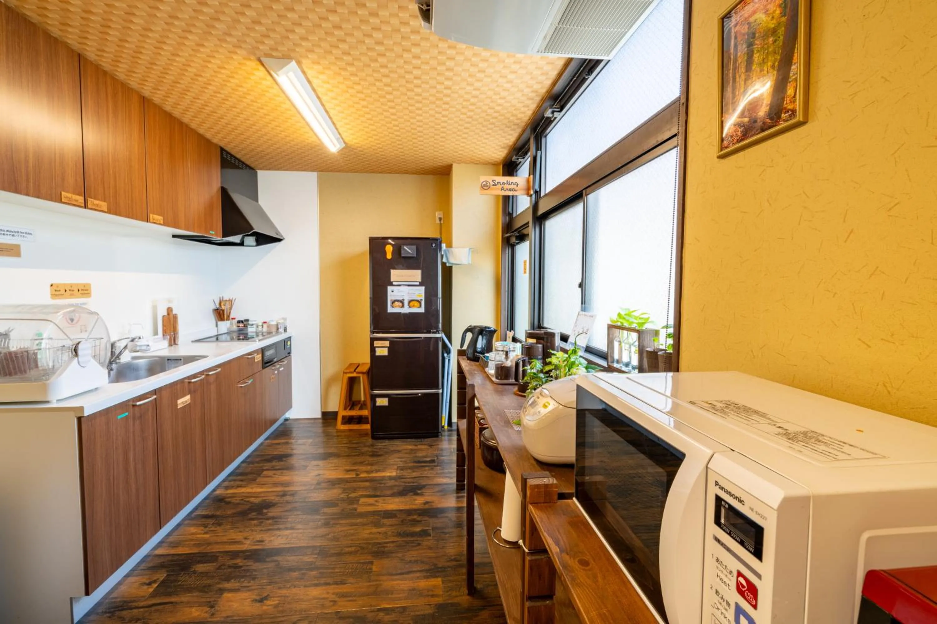 Communal kitchen in Guest House Ouka
