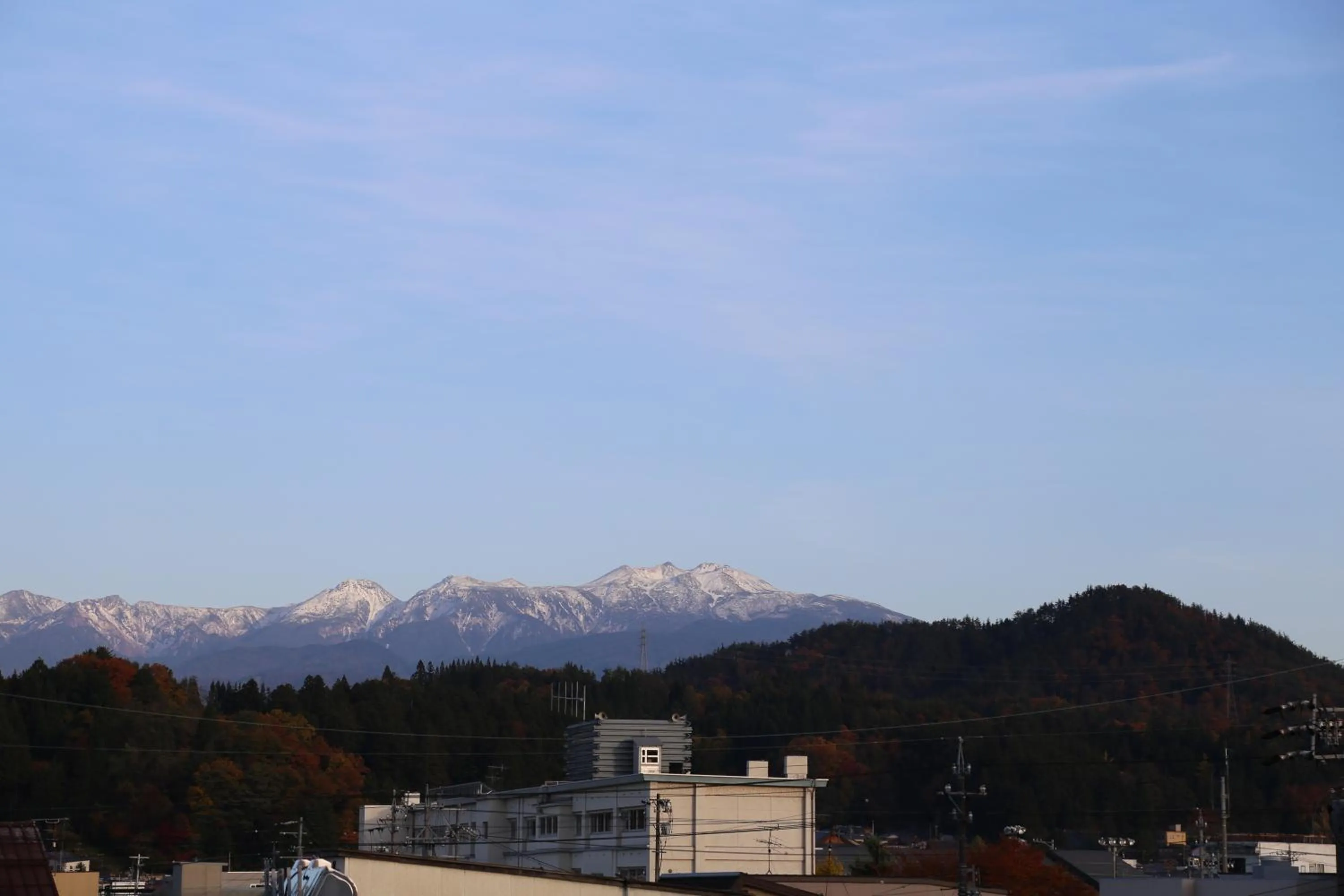 Mountain view in Guest House Ouka
