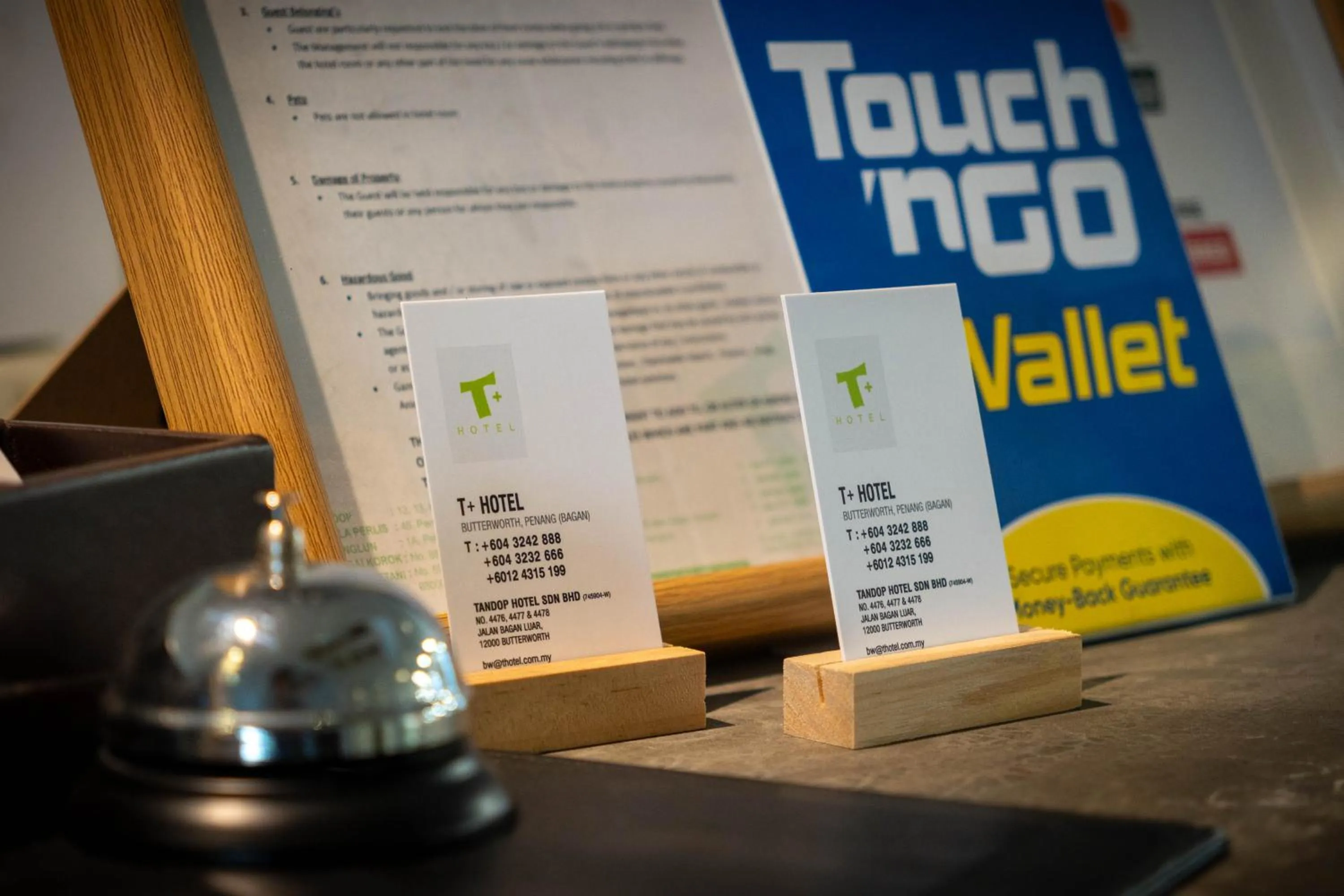 Lobby or reception in T+ Hotel Butterworth