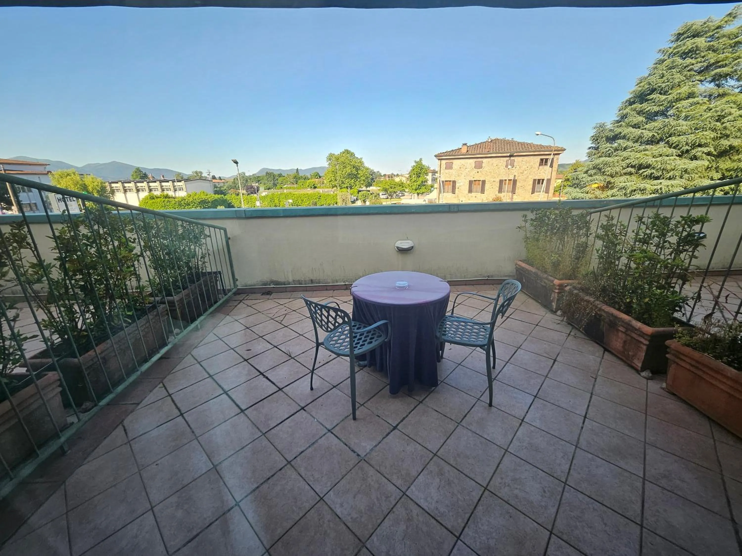 Balcony/Terrace in Hotel Le Ville