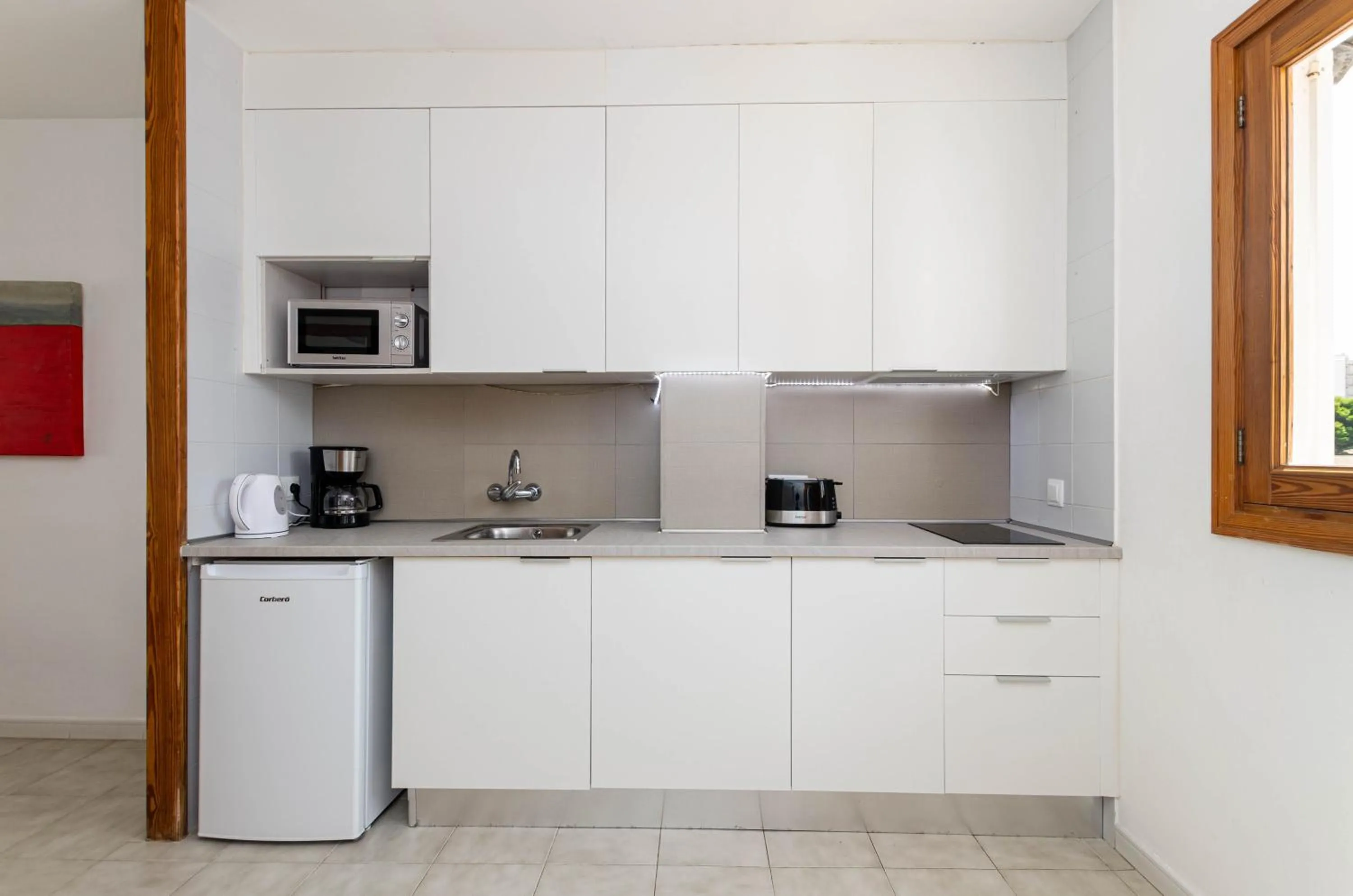 Kitchen or kitchenette in Mar Brava Apartments