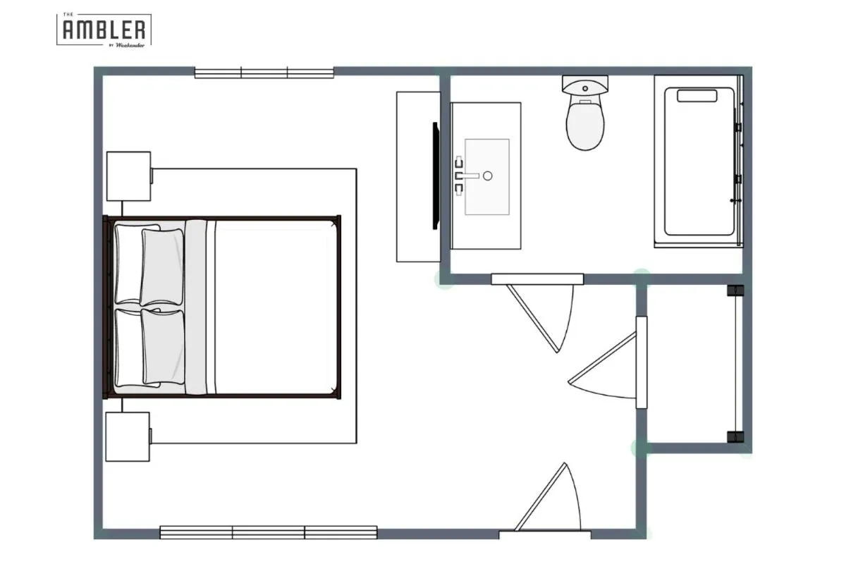 Floor plan in Ambler Hotel
