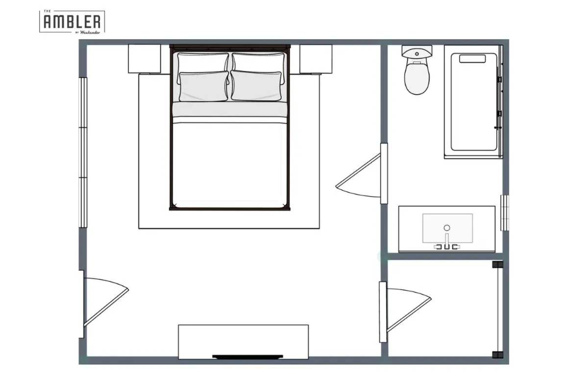 Floor plan in Ambler Hotel